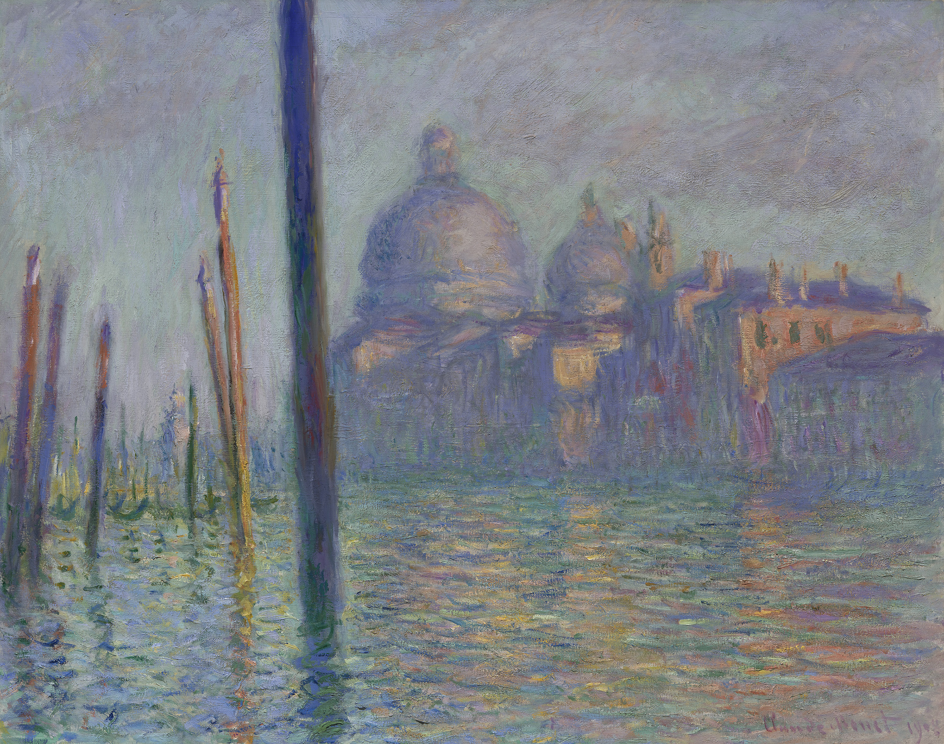 The MFA's Monet collection includes "Grand Canal, Venice," painted in 1908.