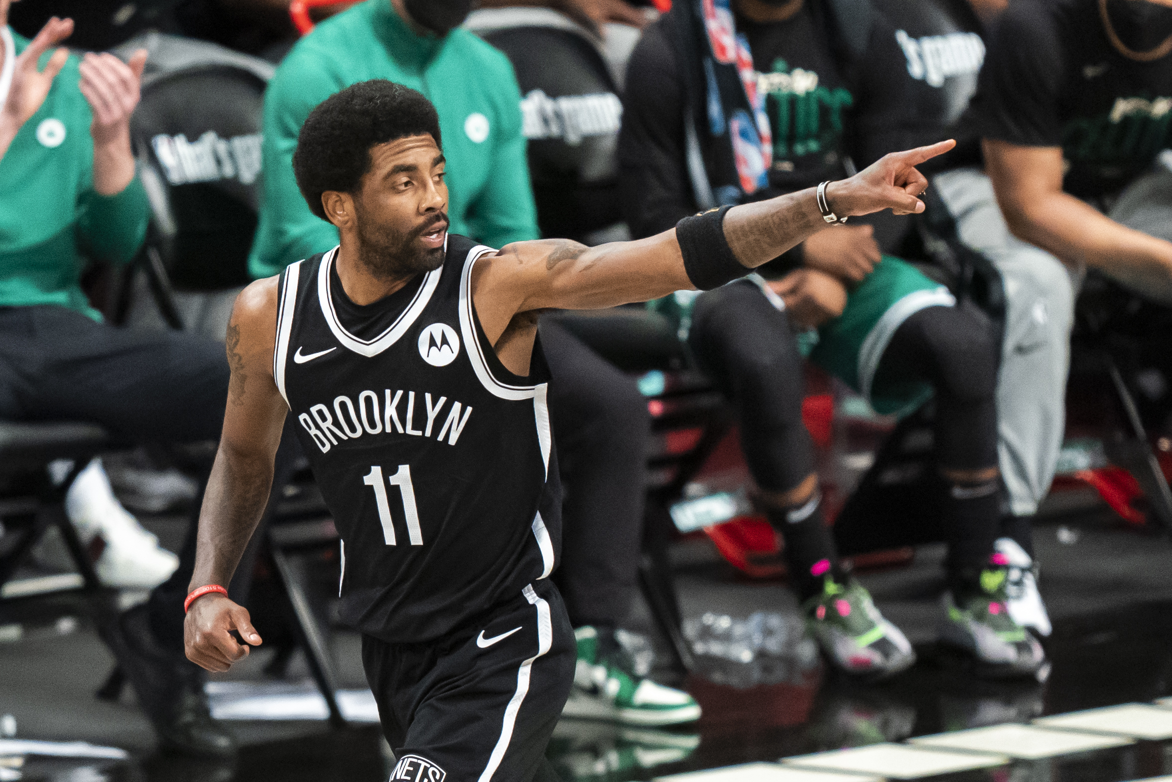 Kyrie Irving and the Nets come to Boston with a 2-0 series lead.
