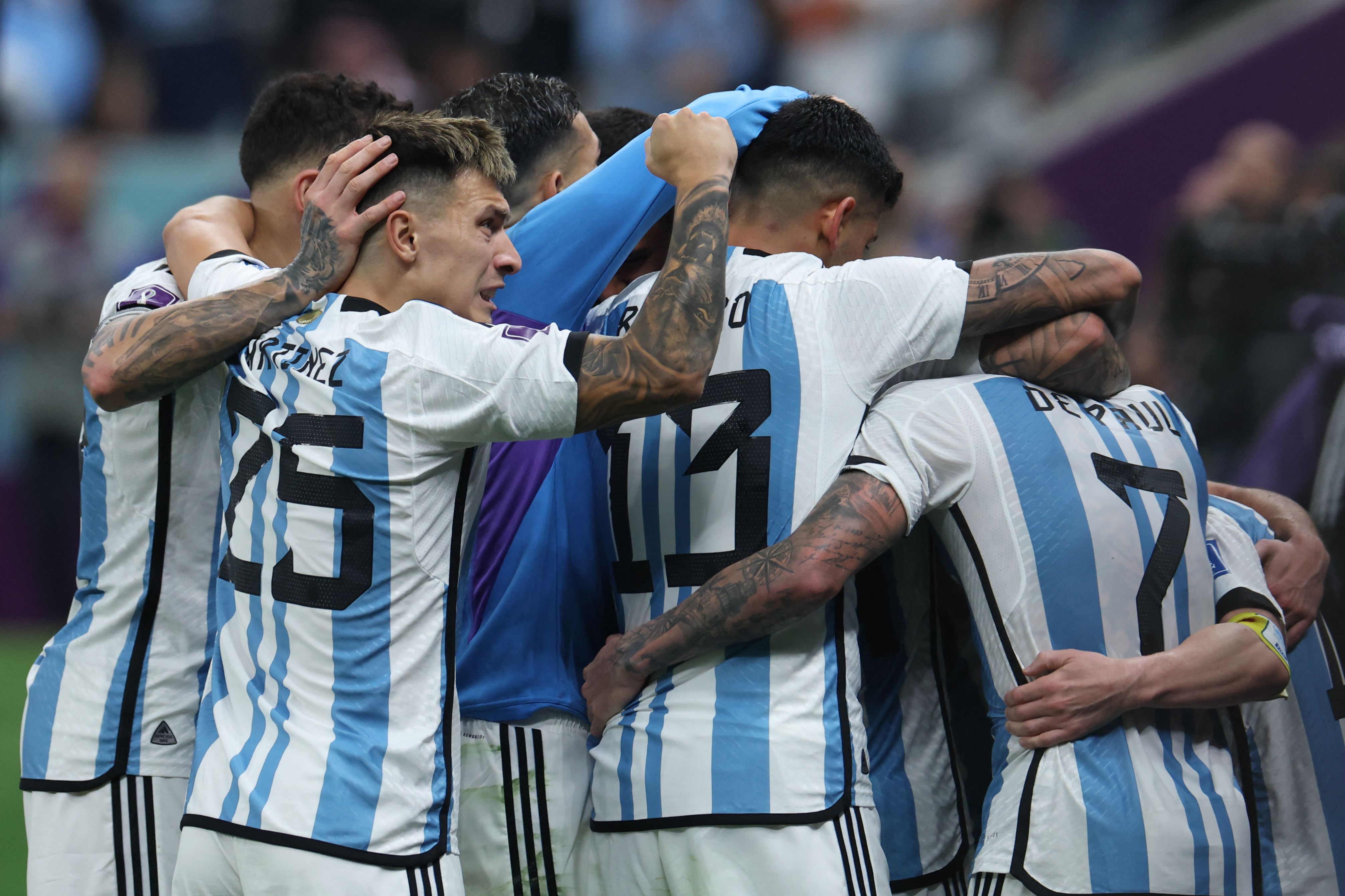 Fans spot Lionel Messi wore different shirt immediately after lifting World  Cup following Argentina's win over France