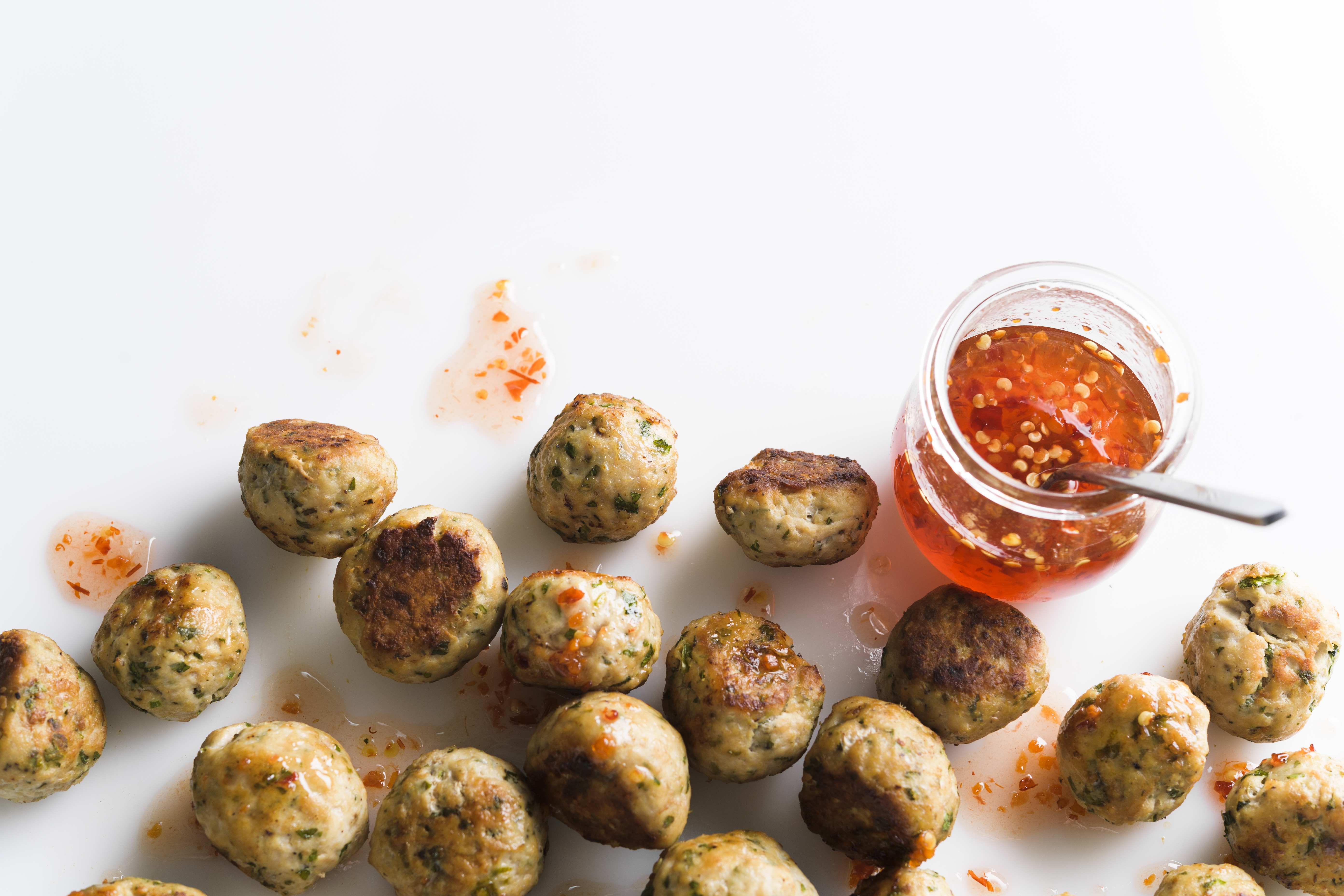 Vietnamese-Style Chicken Meatballs