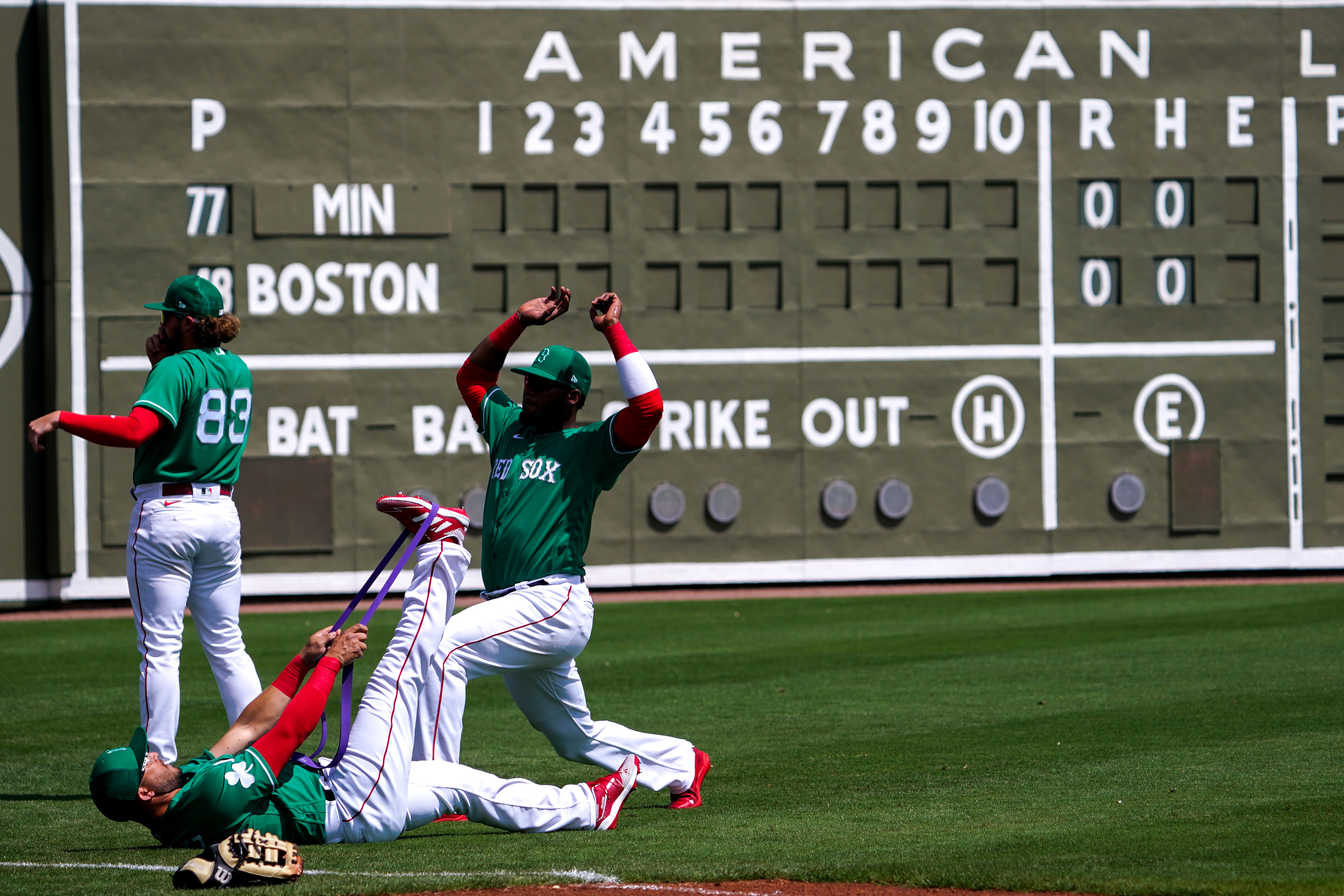 The first homer of Spring Training belongs to Bobby Dalbec