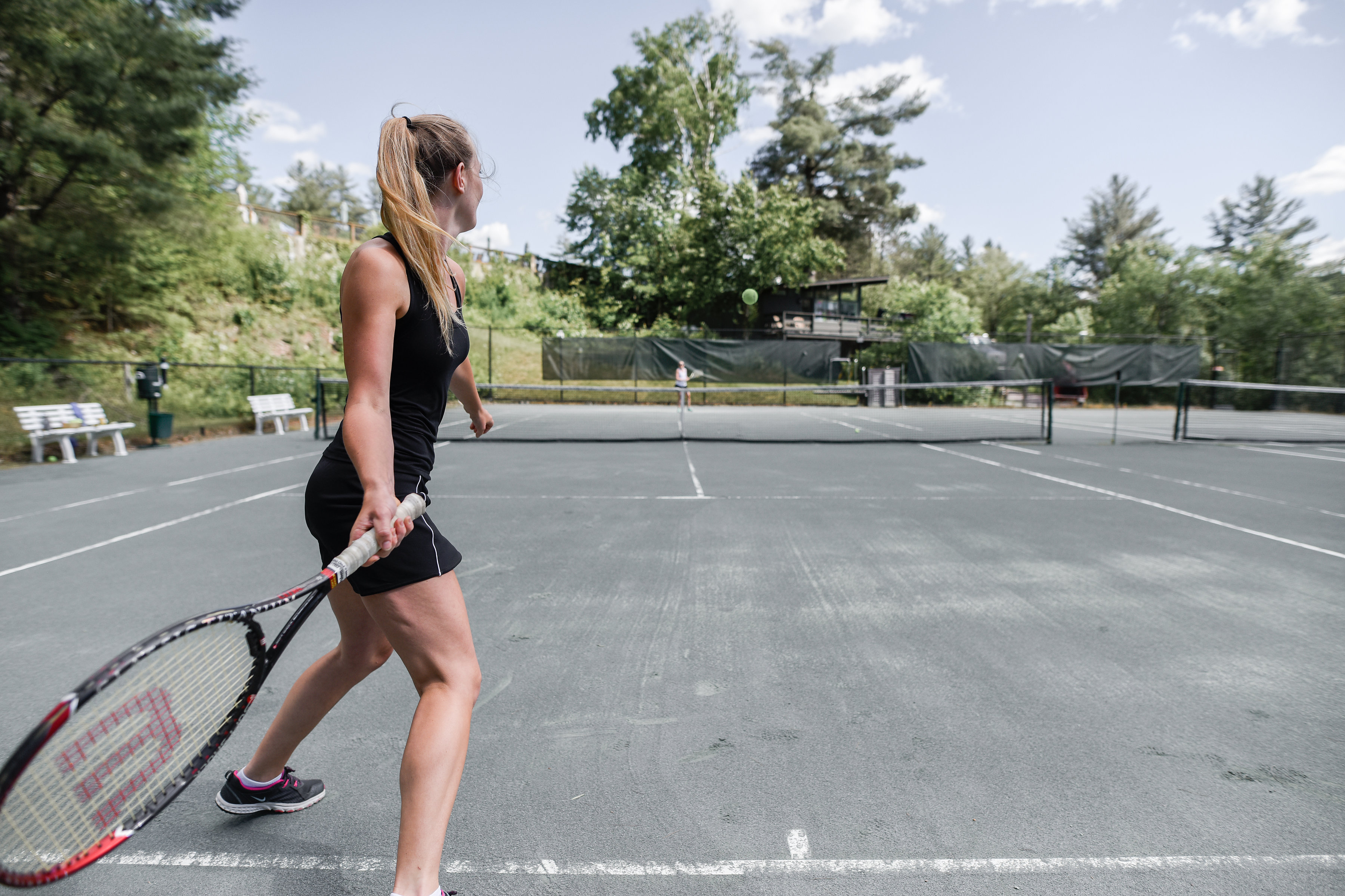 Guests at Topnotch have access to the pool, tennis facilities, on-property hiking trails, and direct access to the Stowe recreation path.