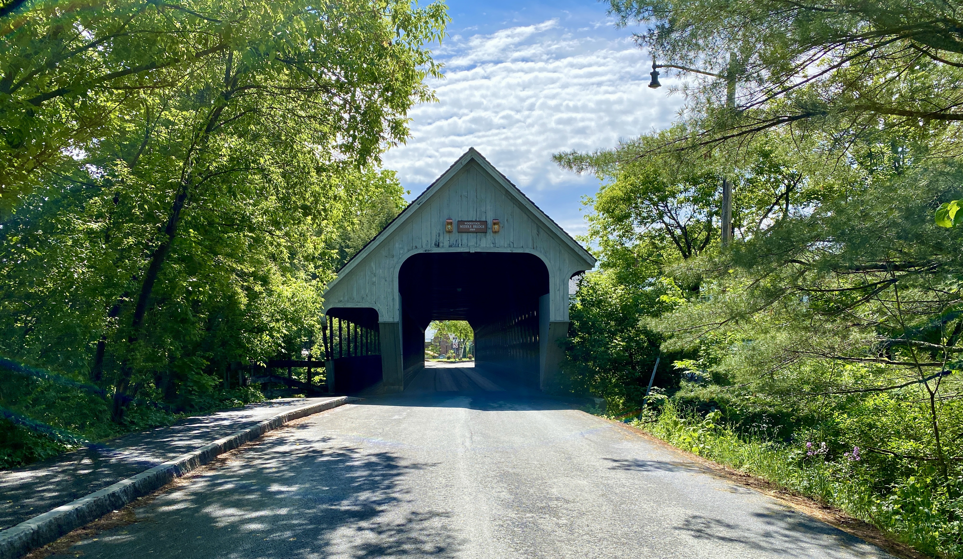 Middle Bridge in Woodstock, Vt.