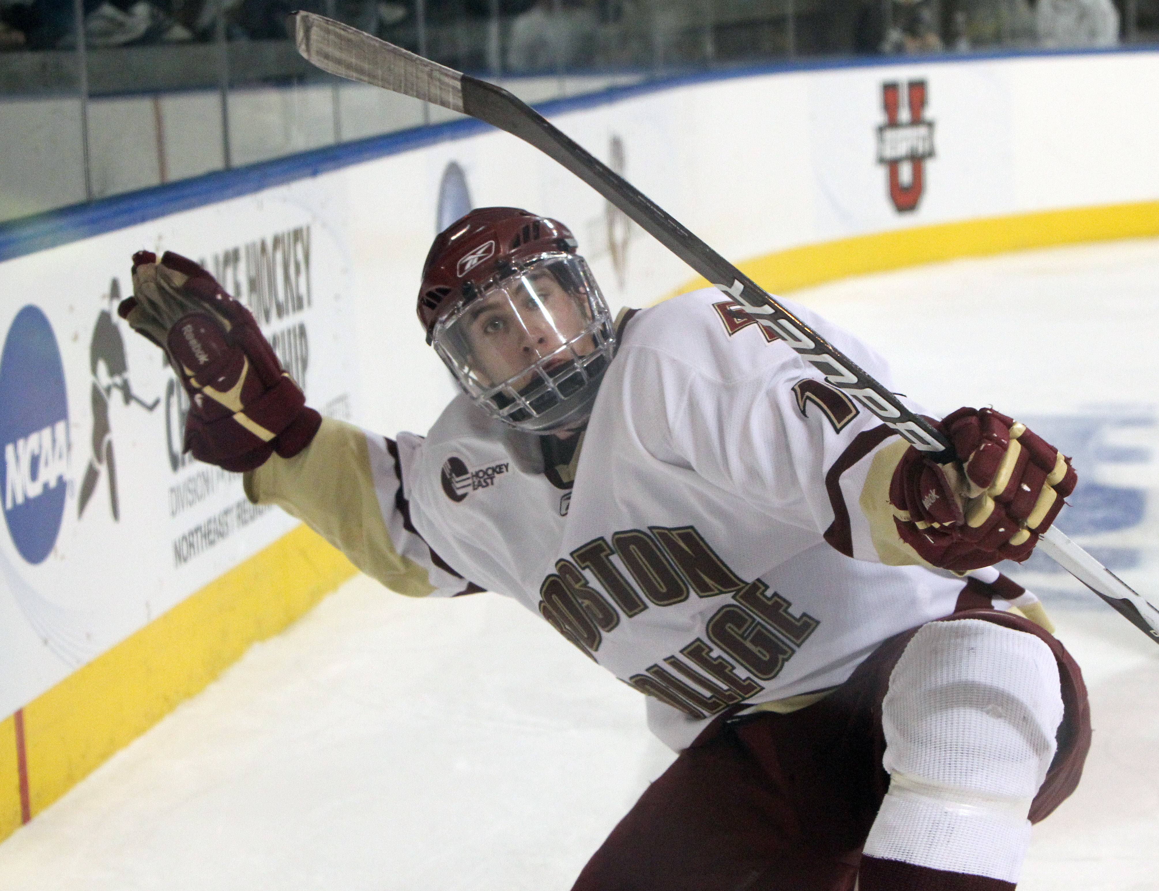 Jimmy Hayes played at Boston College before heading to the NHL.