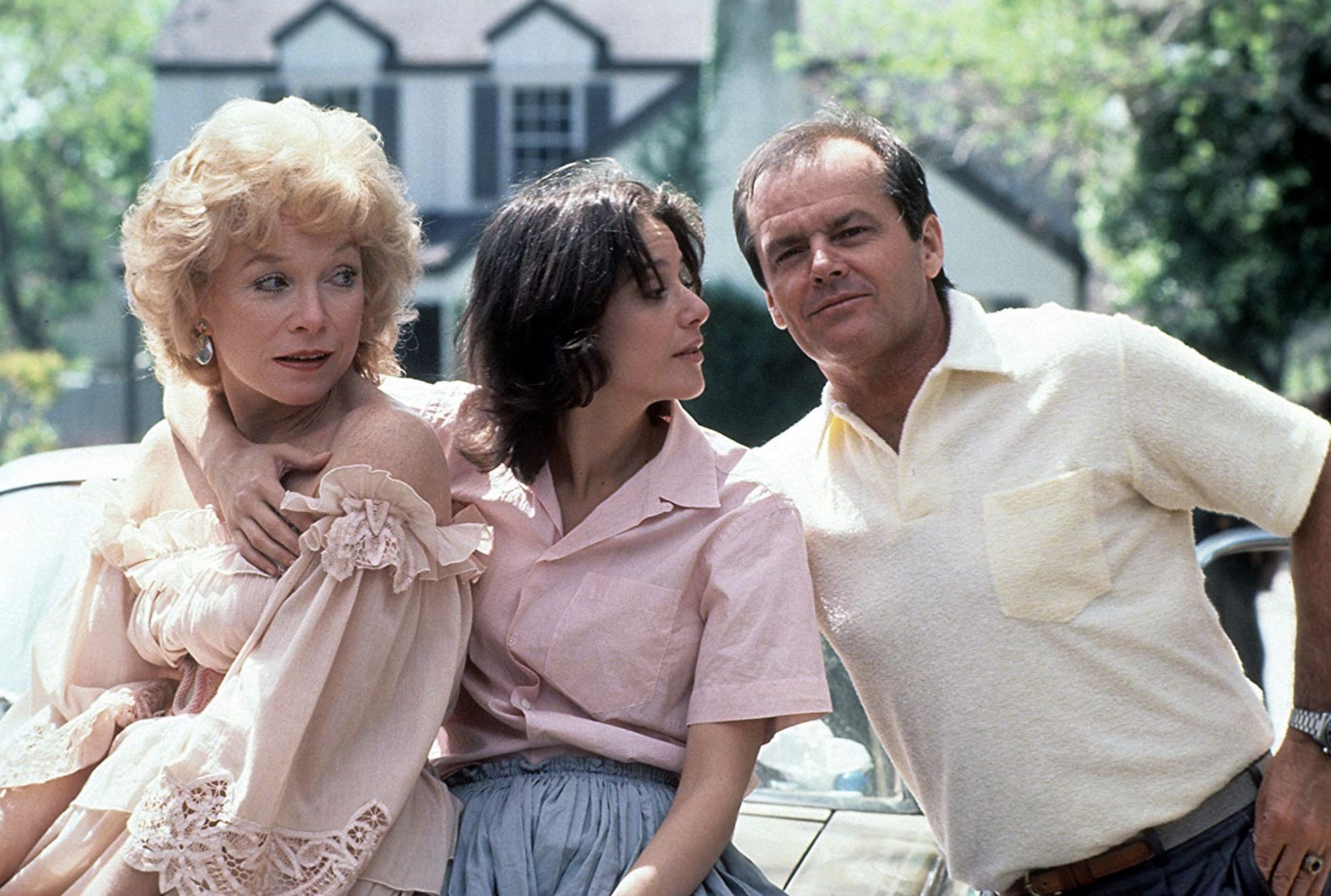 Shirley MacLaine, Debra Winger, and Jack Nicholson, in "Terms of Endearment."