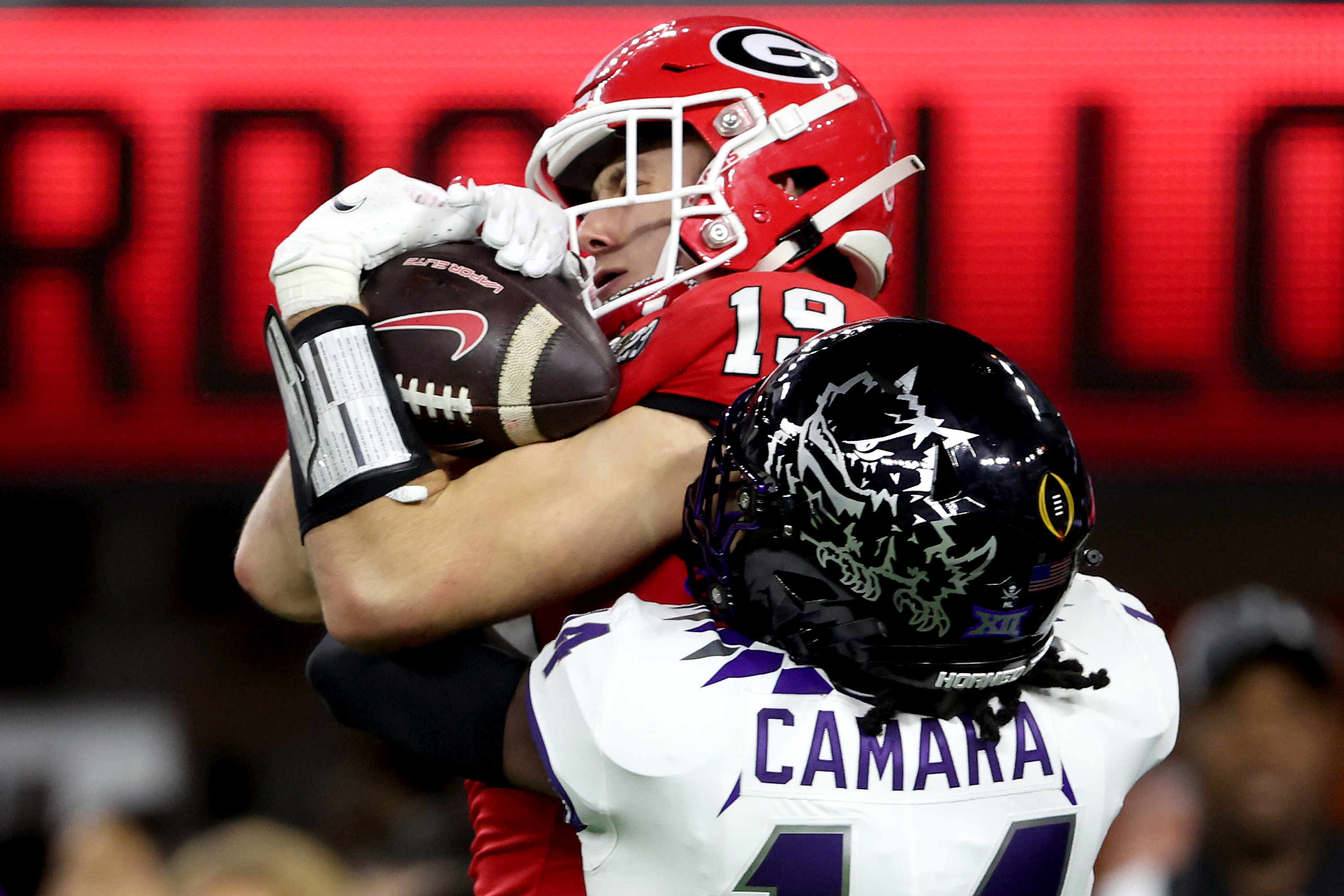 No. 1 Georgia bullies TCU 65-7 to win 2nd consecutive title