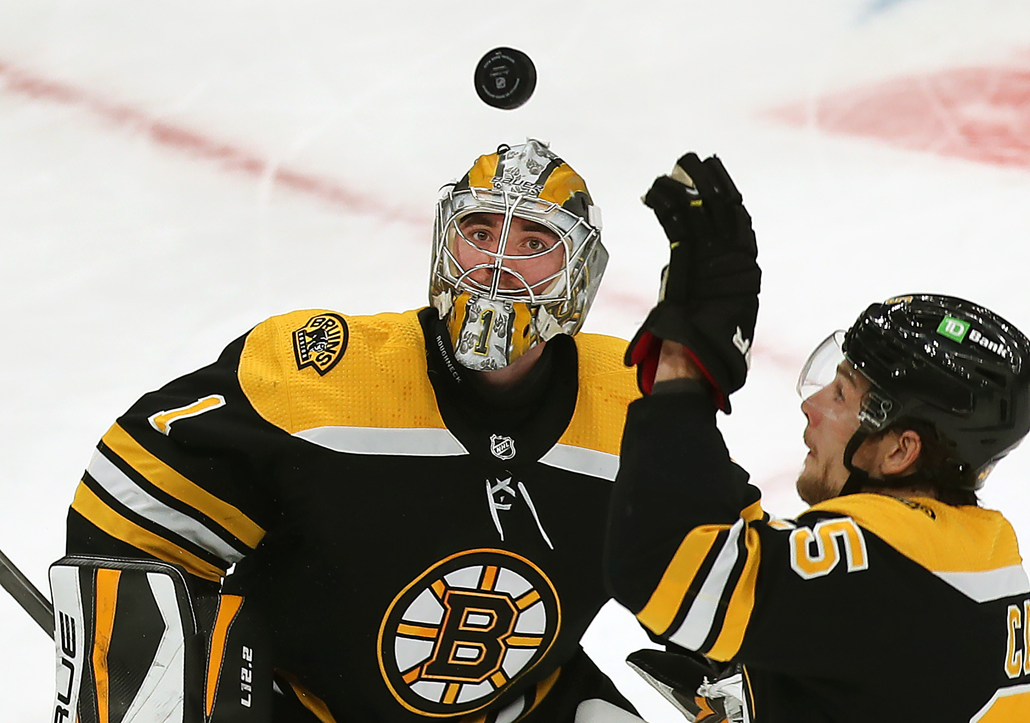 Tuukka Rask isn't great at handling the puck, and his coach isn't happy  about it - The Boston Globe