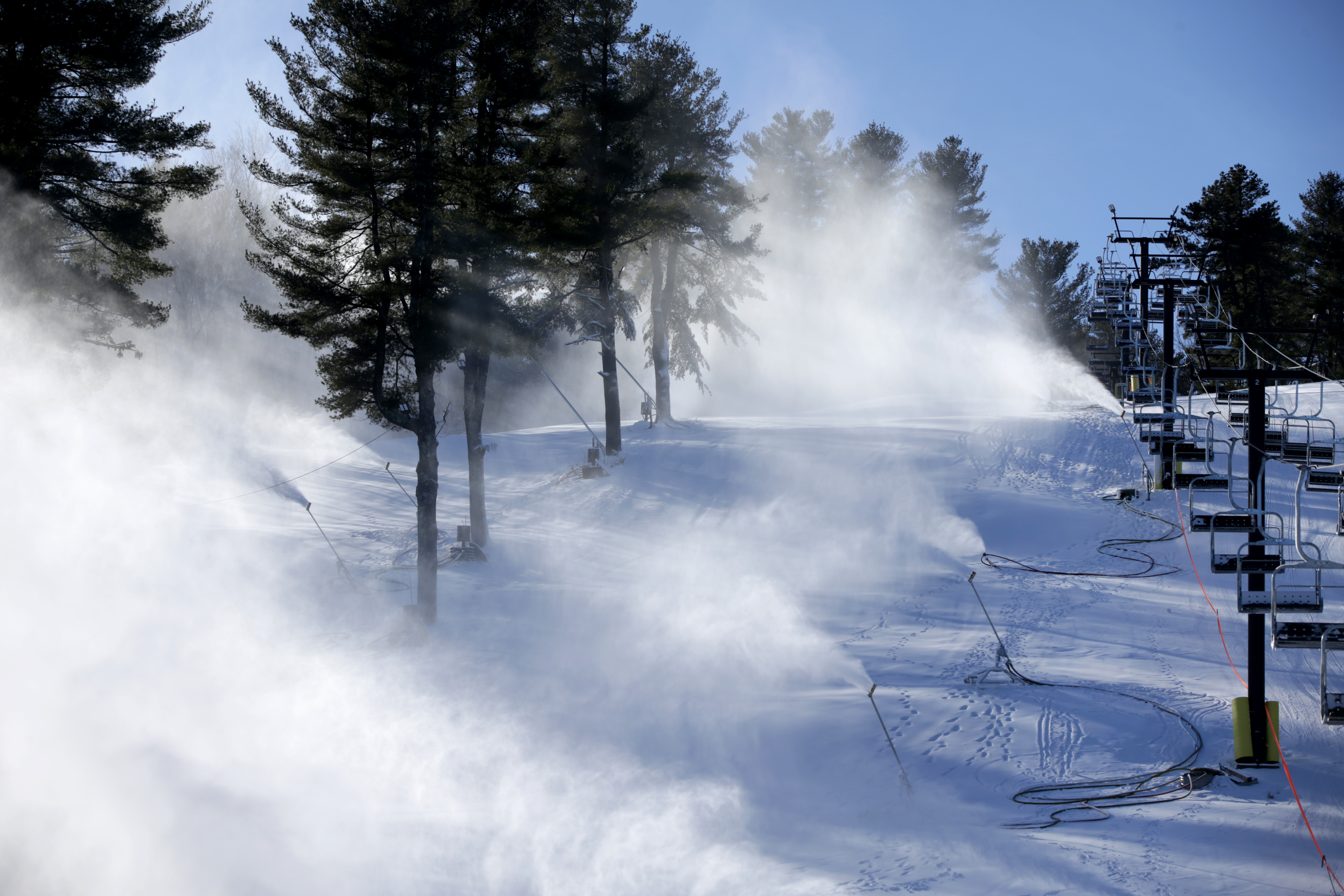 Snow Guns at Nashoba Valley Ski Area.