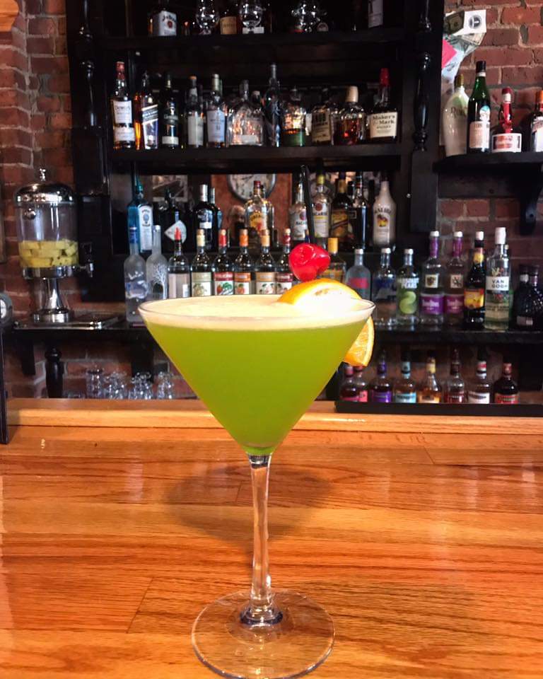 A martini at Double T's in Marlborough.