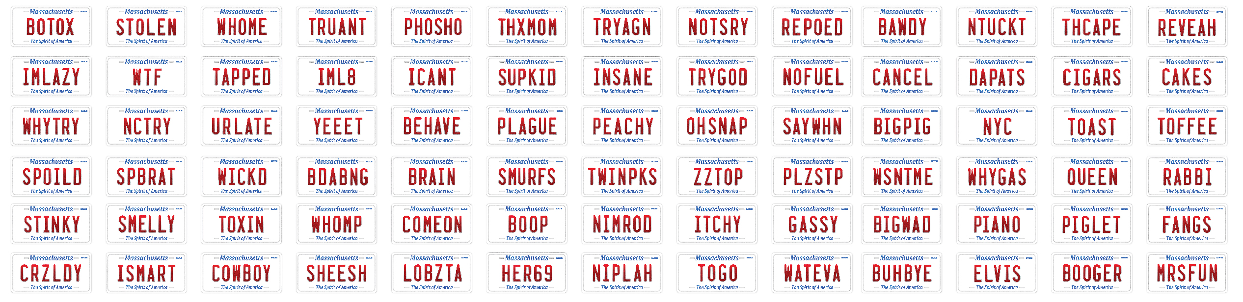 Nick Massachusetts Name License Plate Aluminum Vanity Tag 