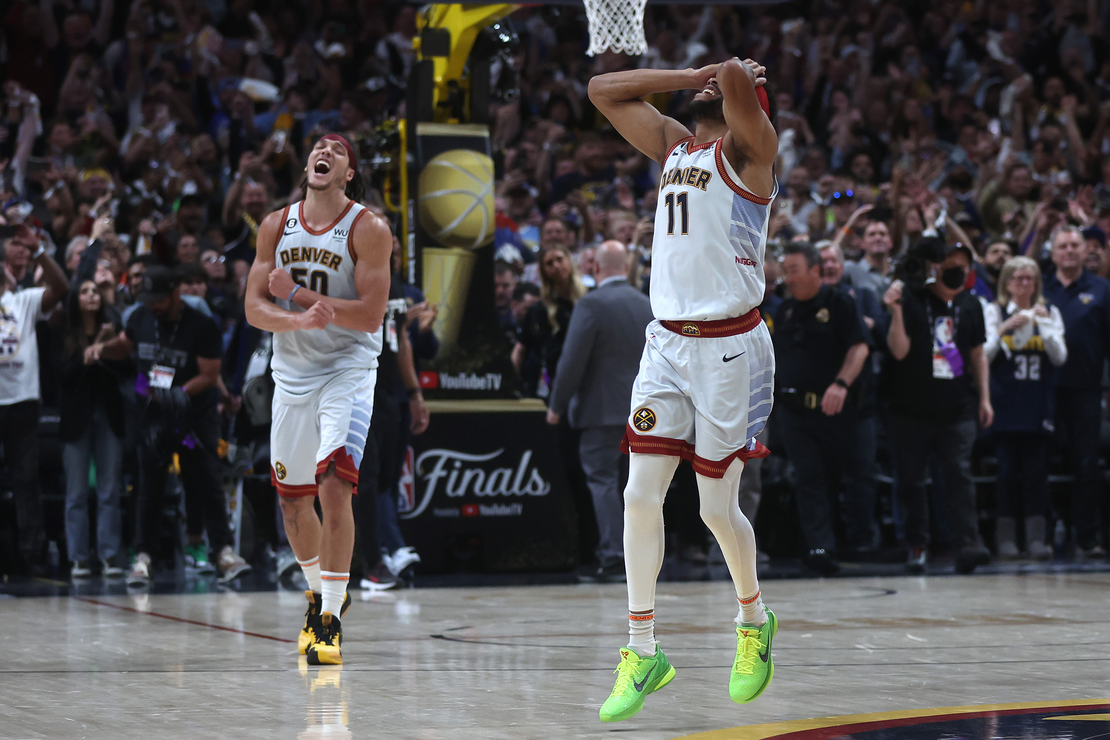 Nuggets' Nikola Jokic and Jamal Murray dance to NBA Finals history
