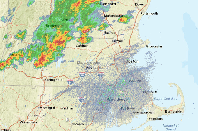 Maps: Severe thunderstorm watch issued for Mass. - The Boston Globe