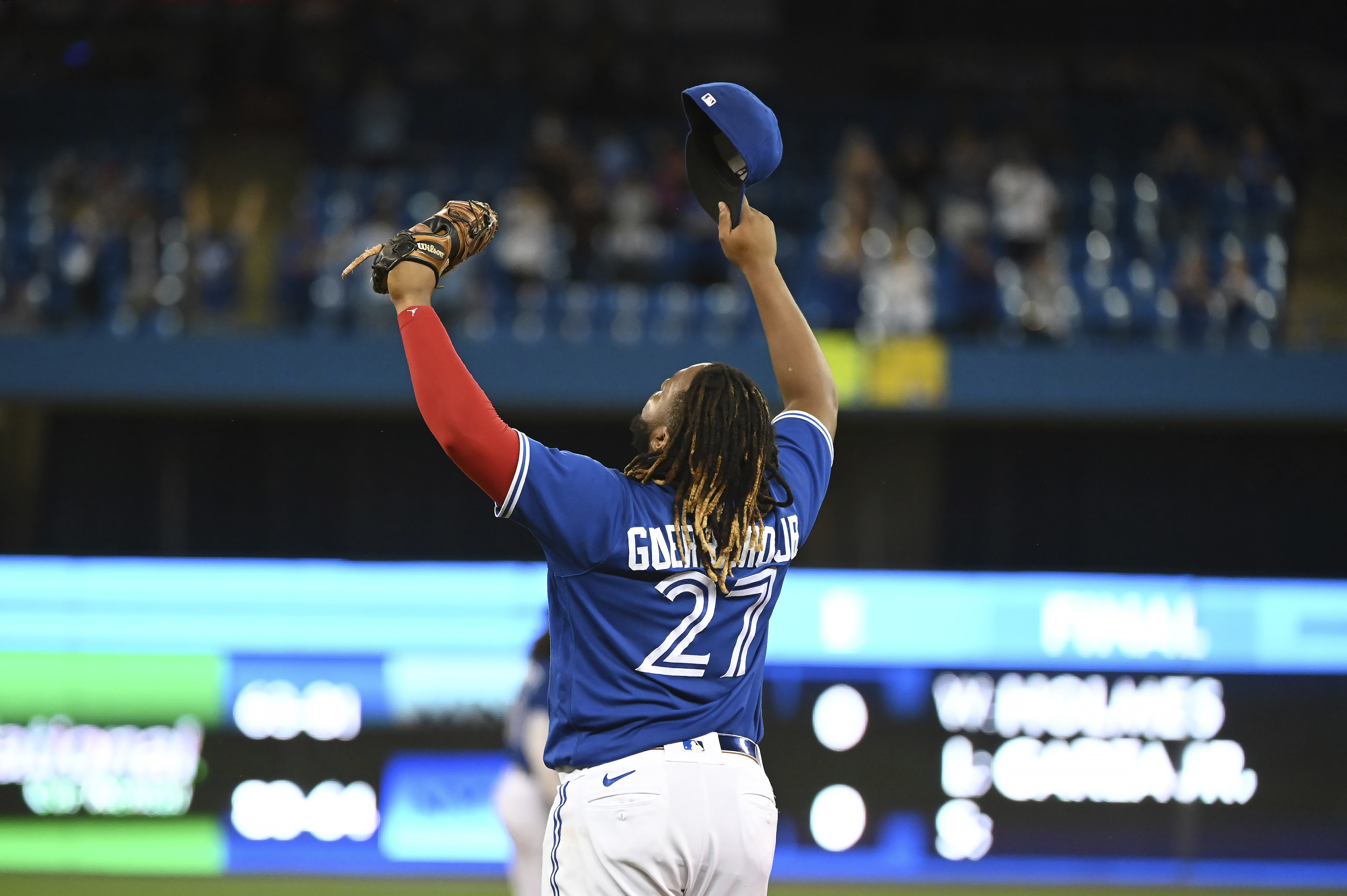 Vladimir Guerrero Jr. provided an offensive boost for the Blue Jays in Monday's win.