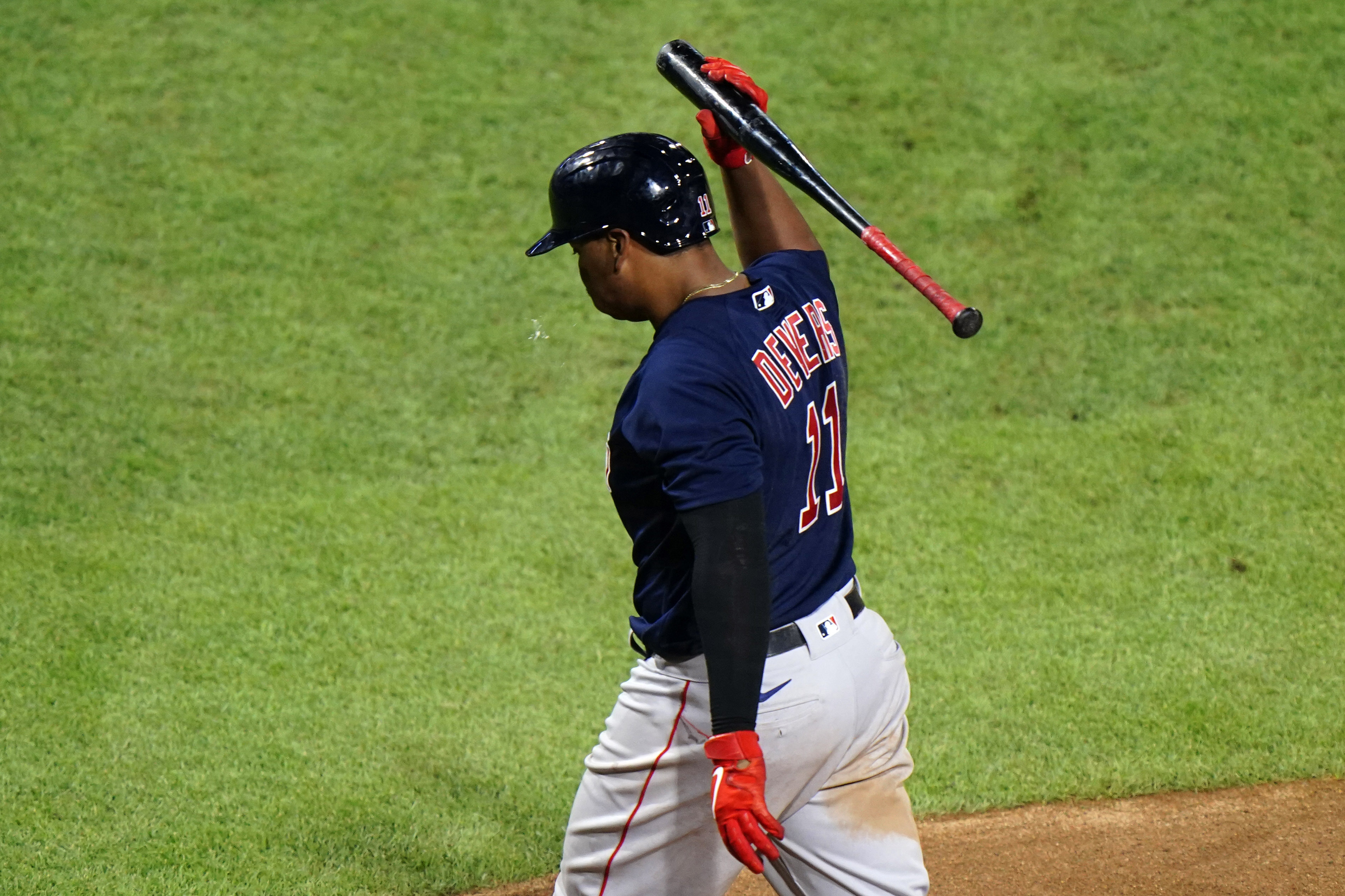 Rafael Devers went 0-for-4 in Tuesday's loss to Houston.