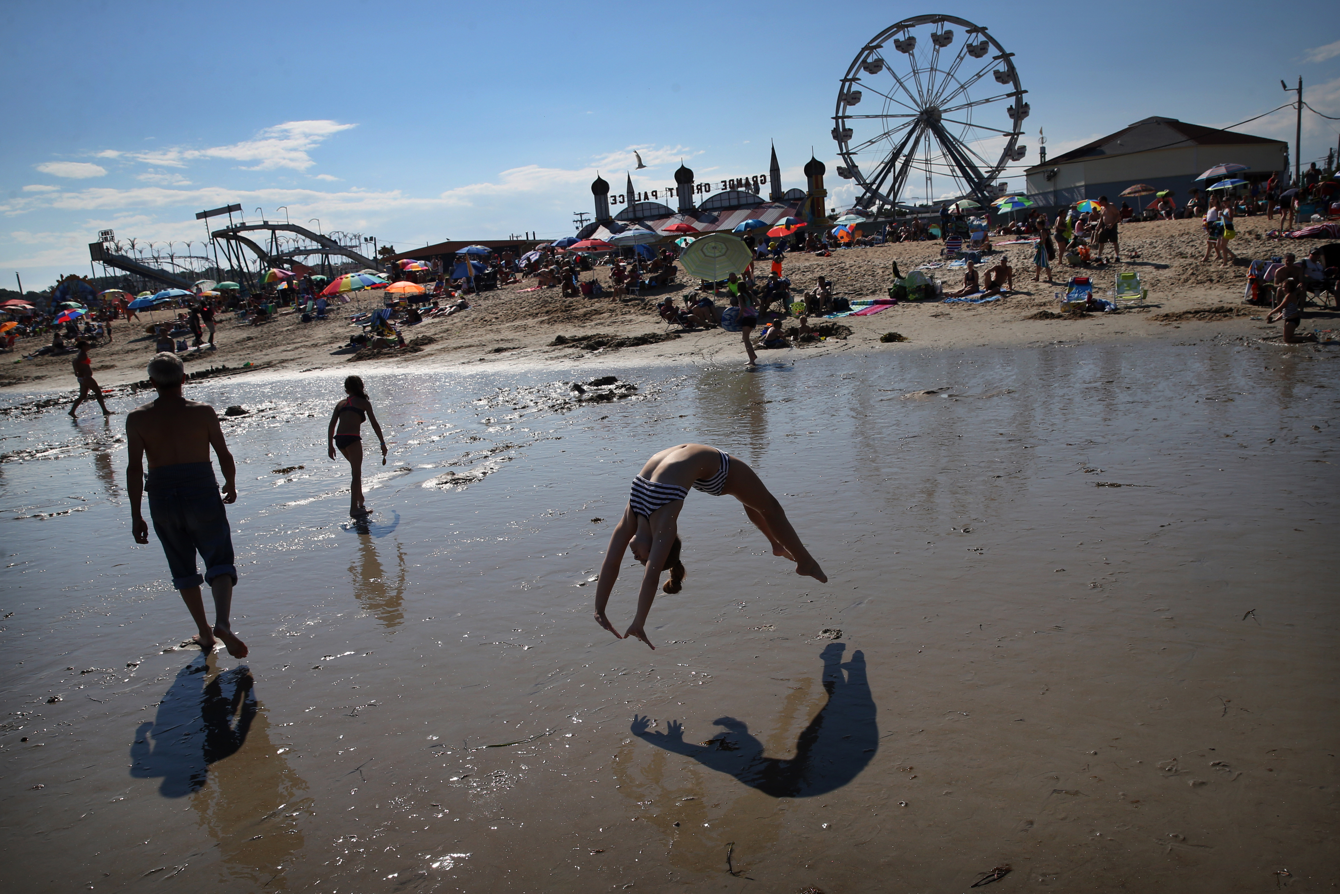 Old Orchard Beach in Maine.