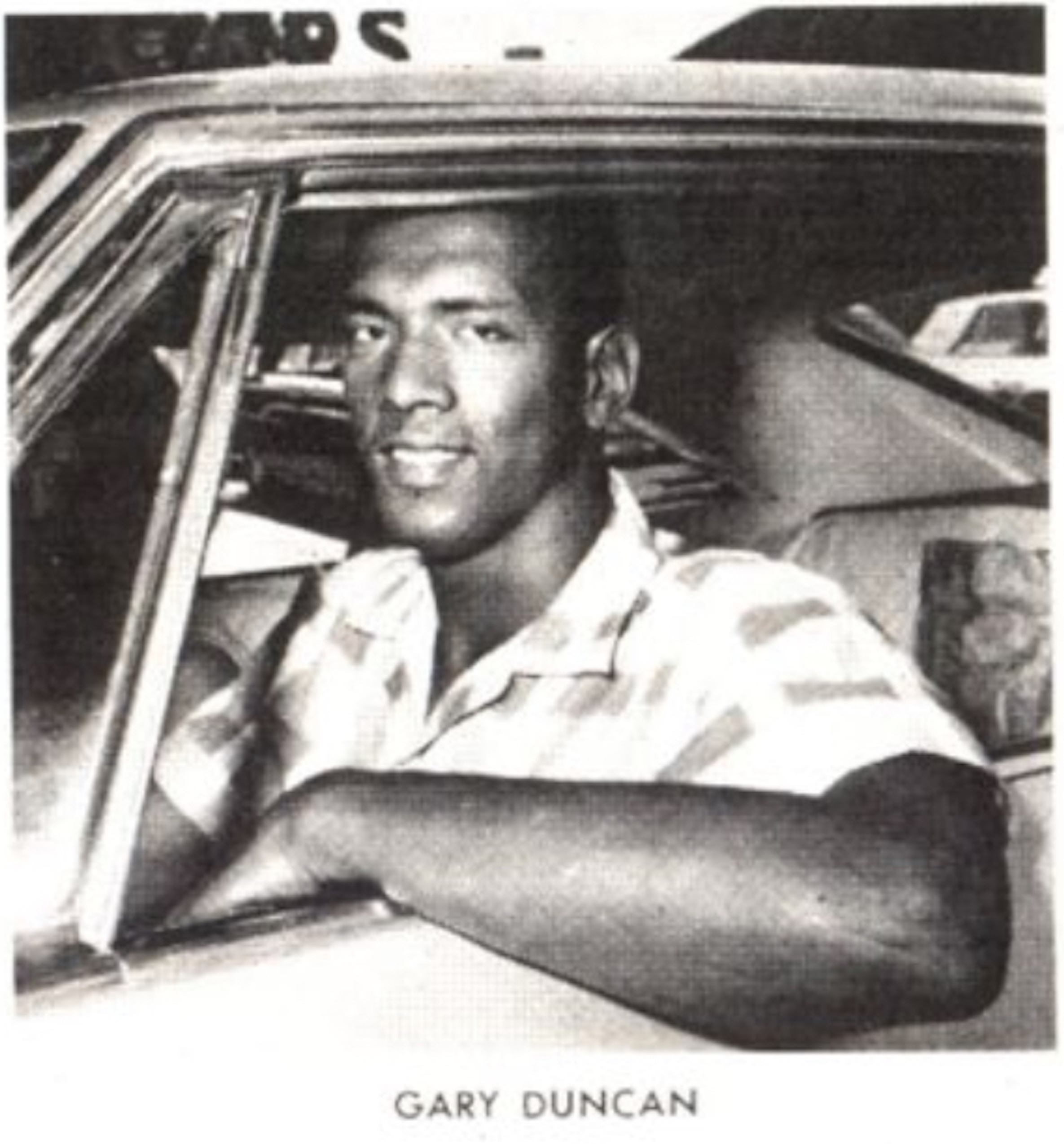 Gary Duncan in 1966, from "A Crime on the Bayou."
