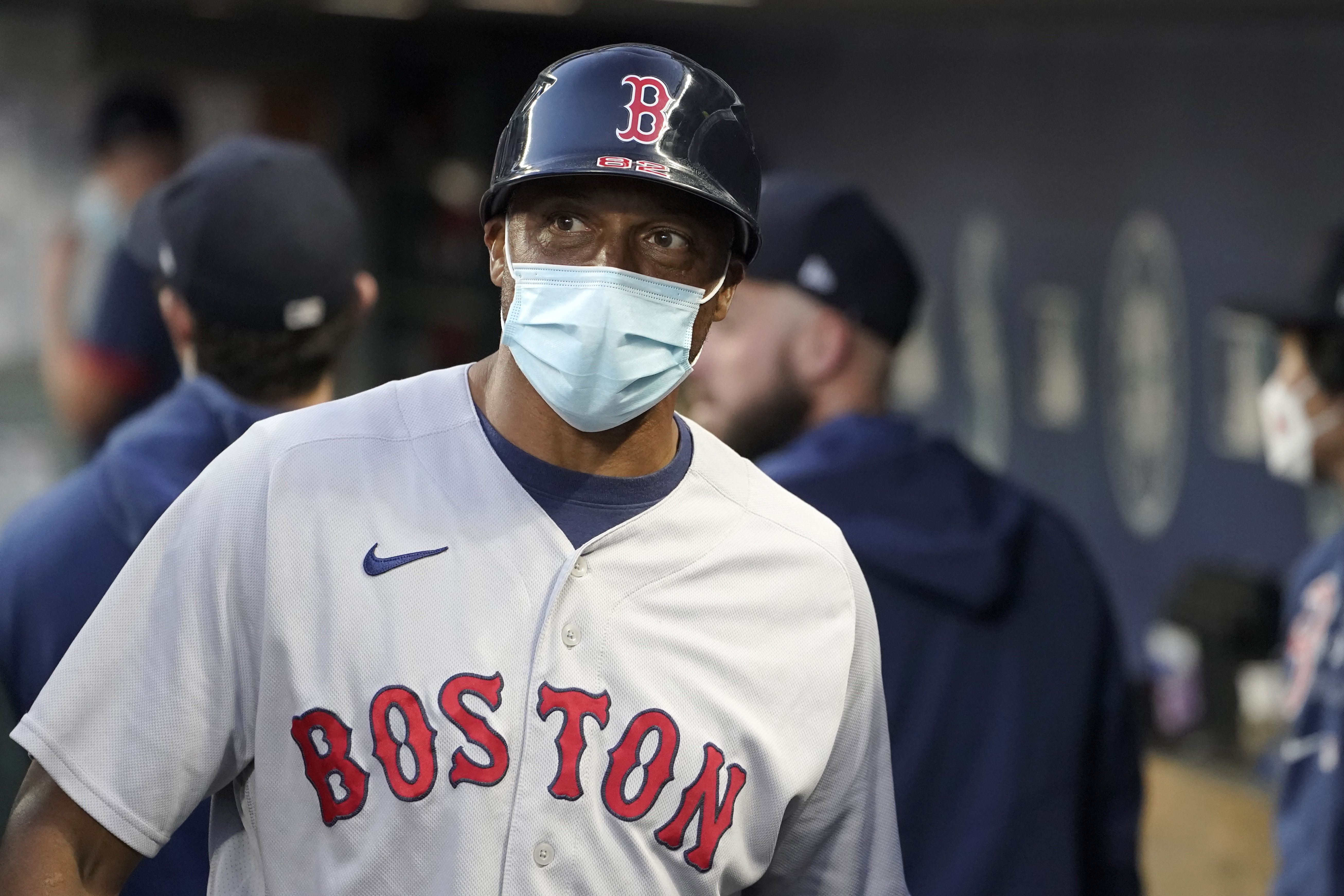 First base coach Tom Goodwin will not return to the Red Sox next season.