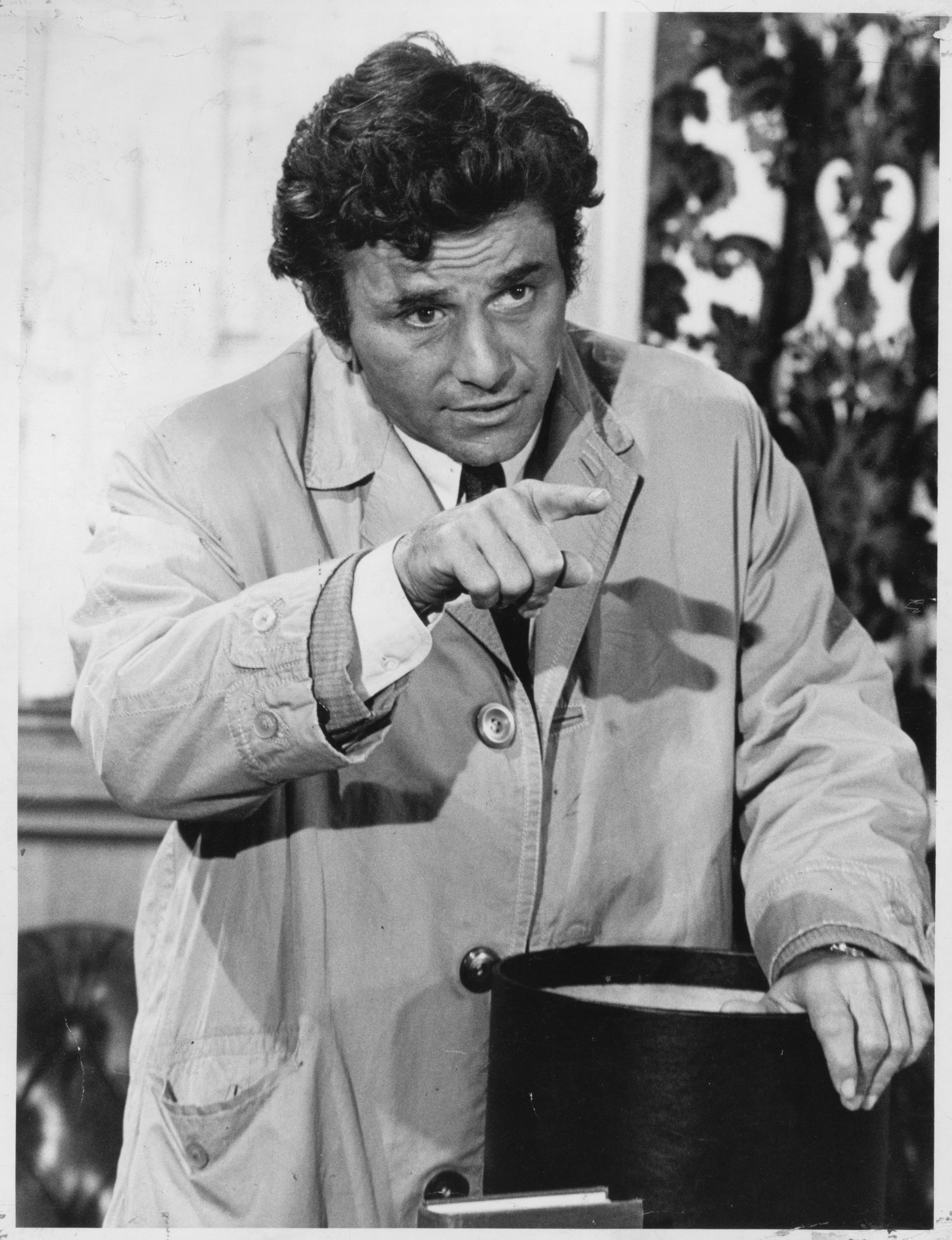 Peter Falk in "Columbo."