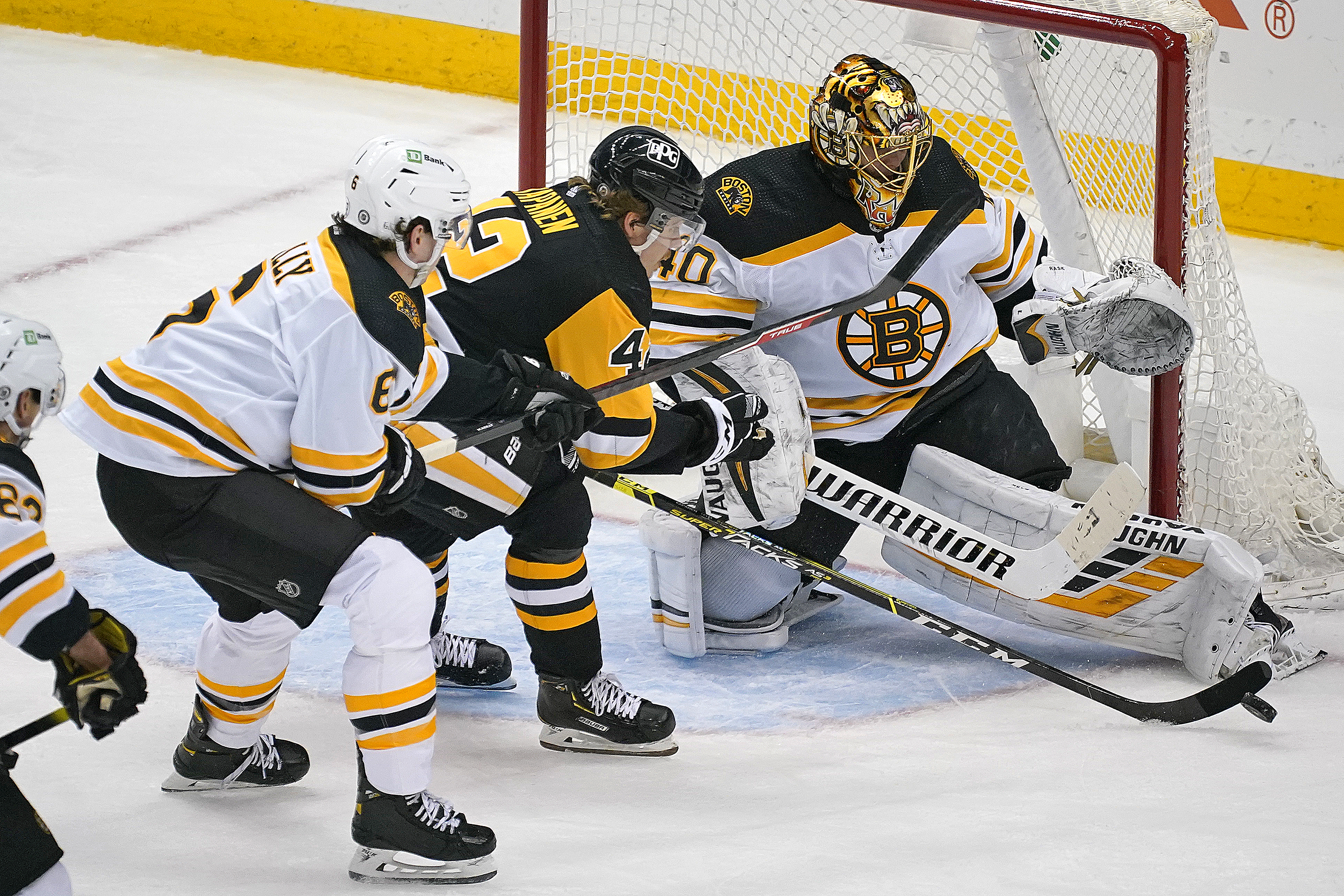 Tuukka Rask make just one mistake Tuesday night, allowing a third-period goal.
