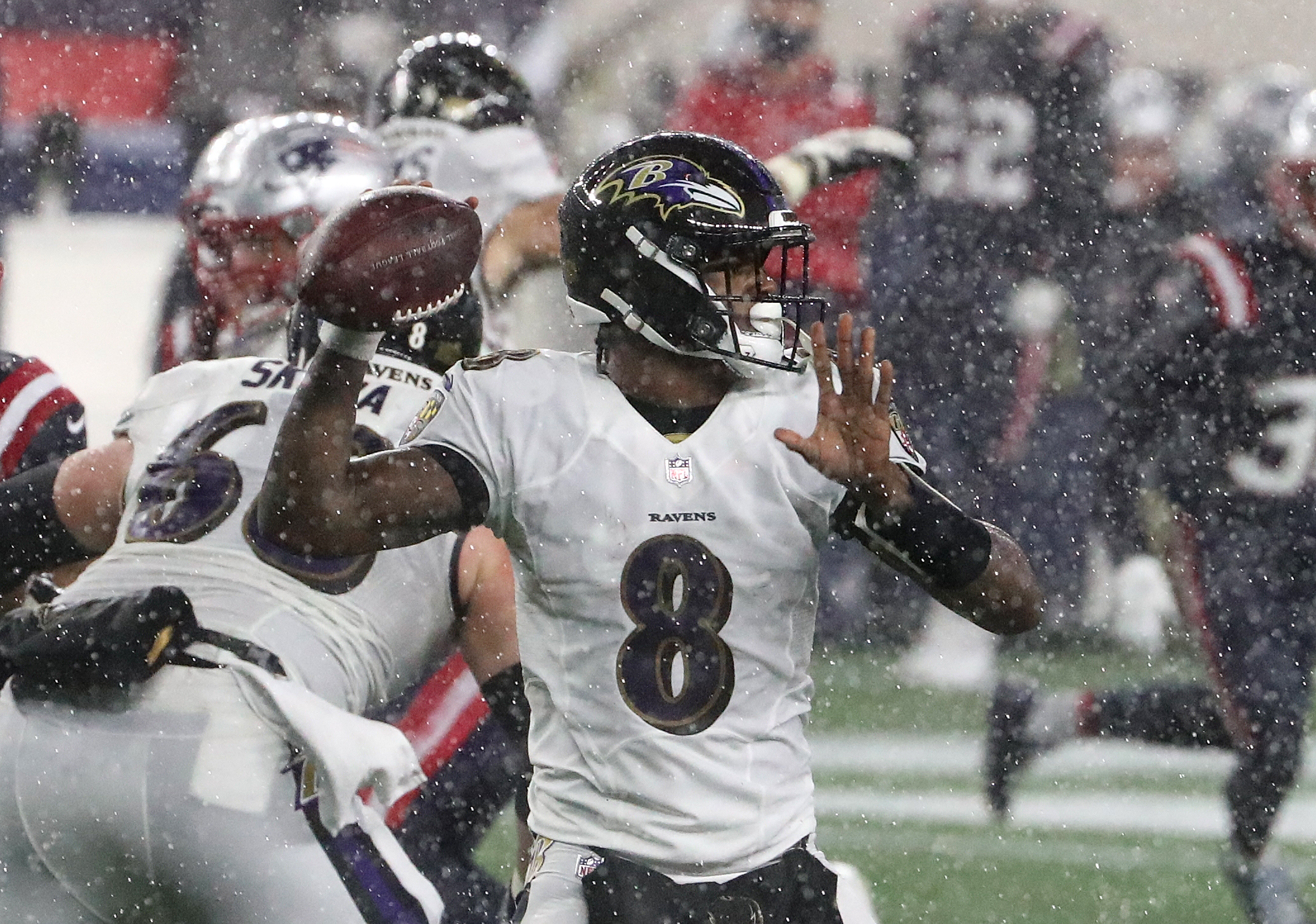 Ravens shock Patriots in wild-card rout - The Boston Globe