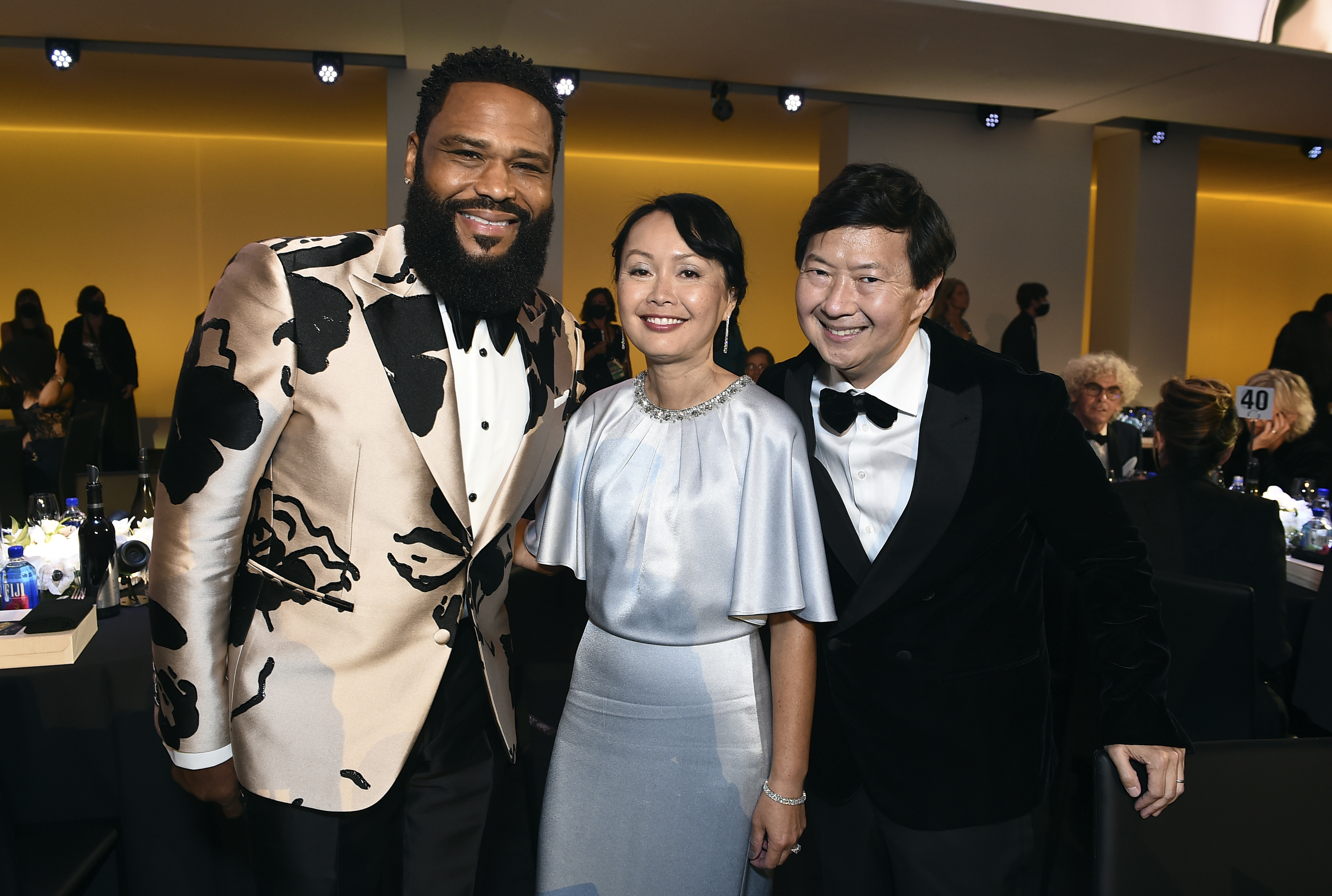 Anthony Anderson, from left, Tran Jeong and Ken Jeong.