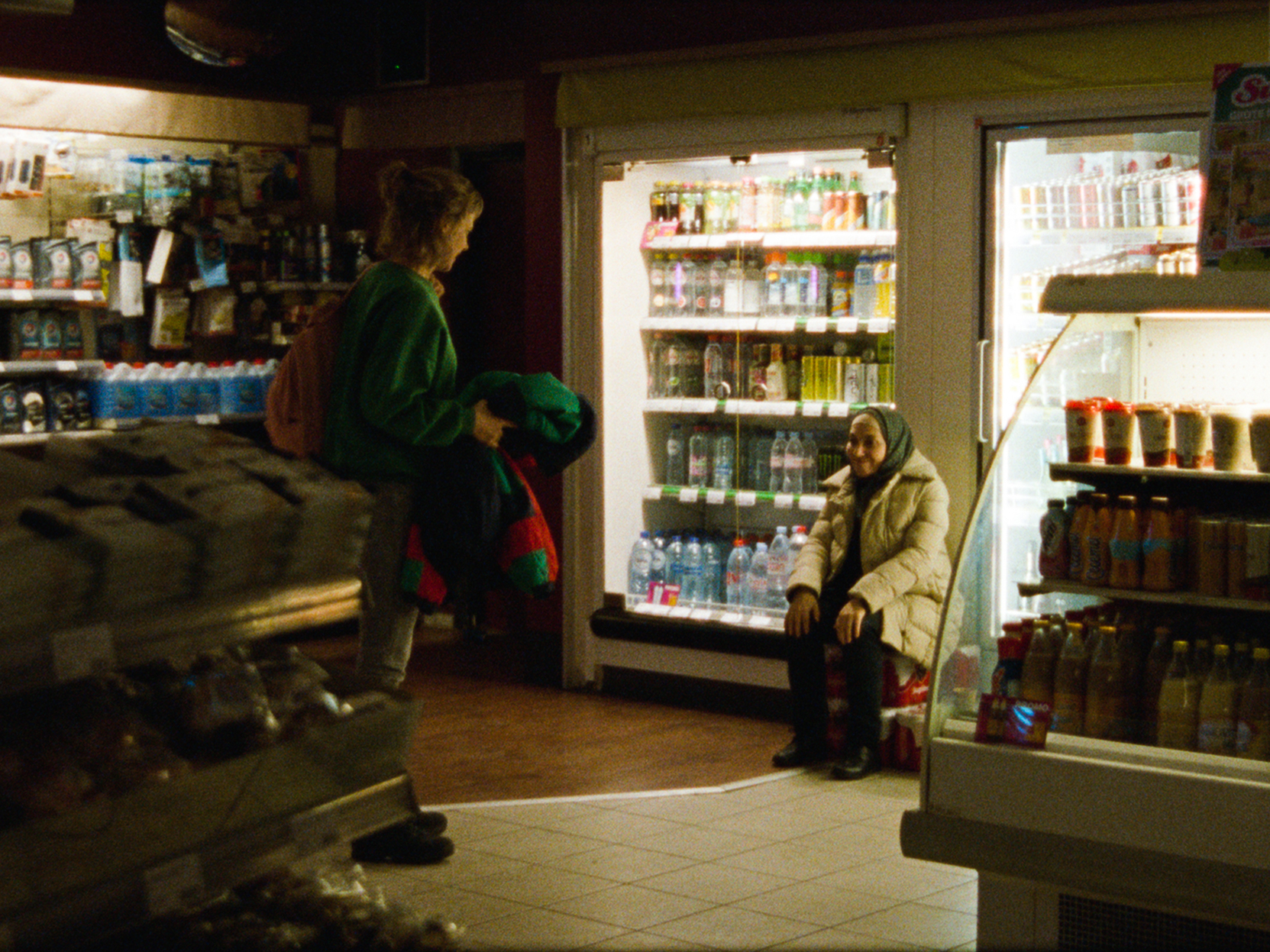Maaike Neuville and Saadia Bentaïeb in "Ghost Tropic."