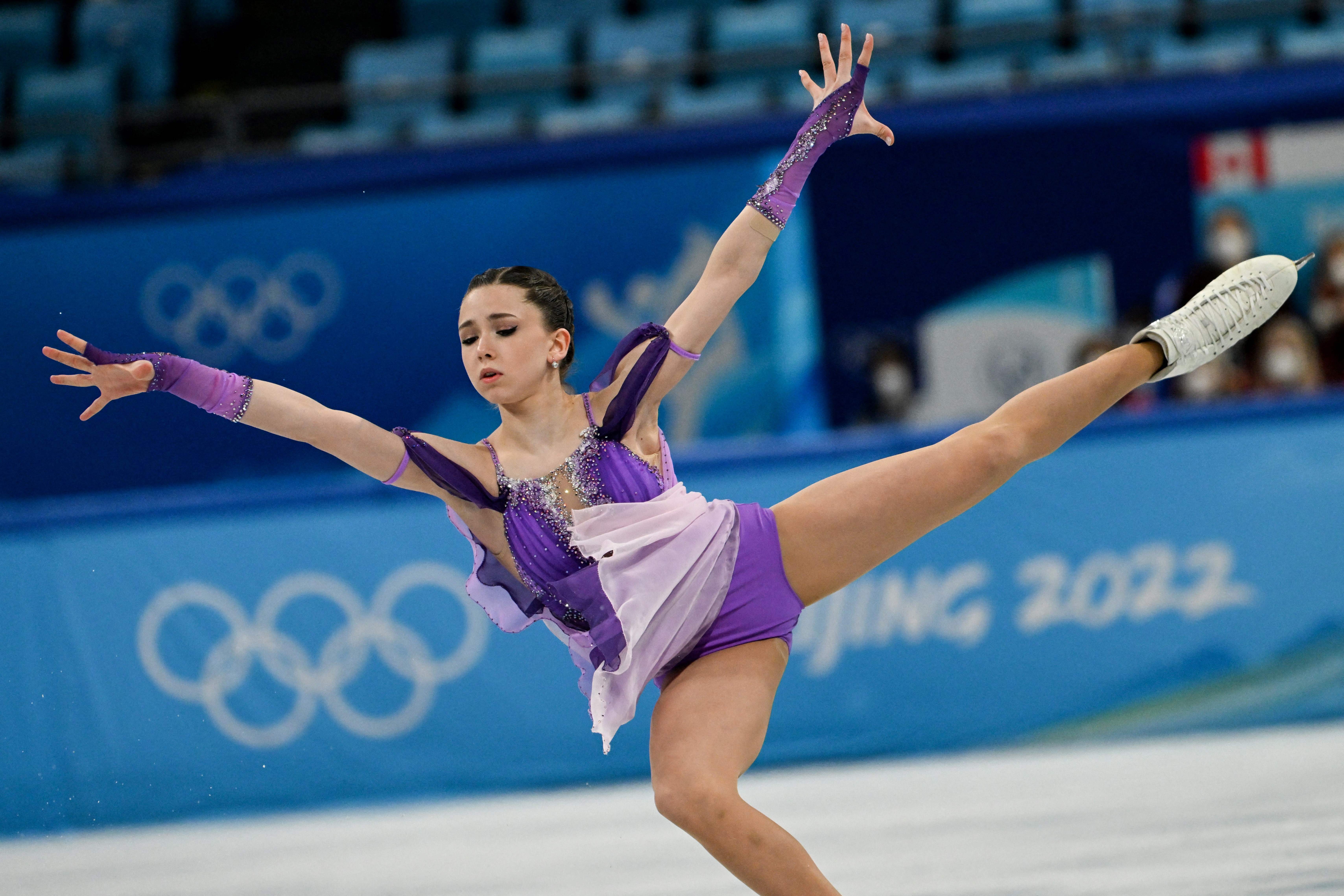 Olympic favorite Kamila Valieva gives Russia short program lead in team figure skating