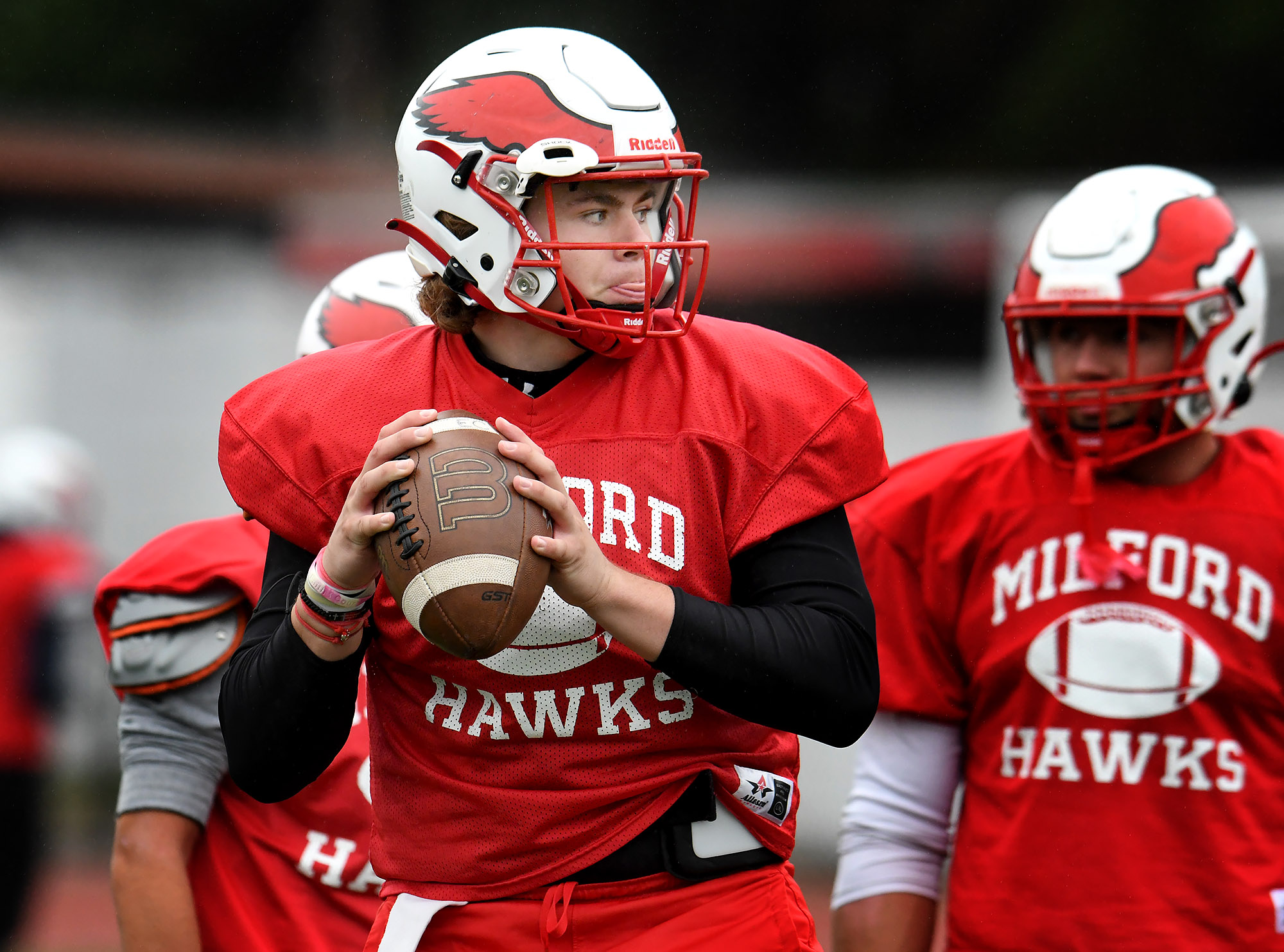 Featured Milford Eagles Red Football Uniform