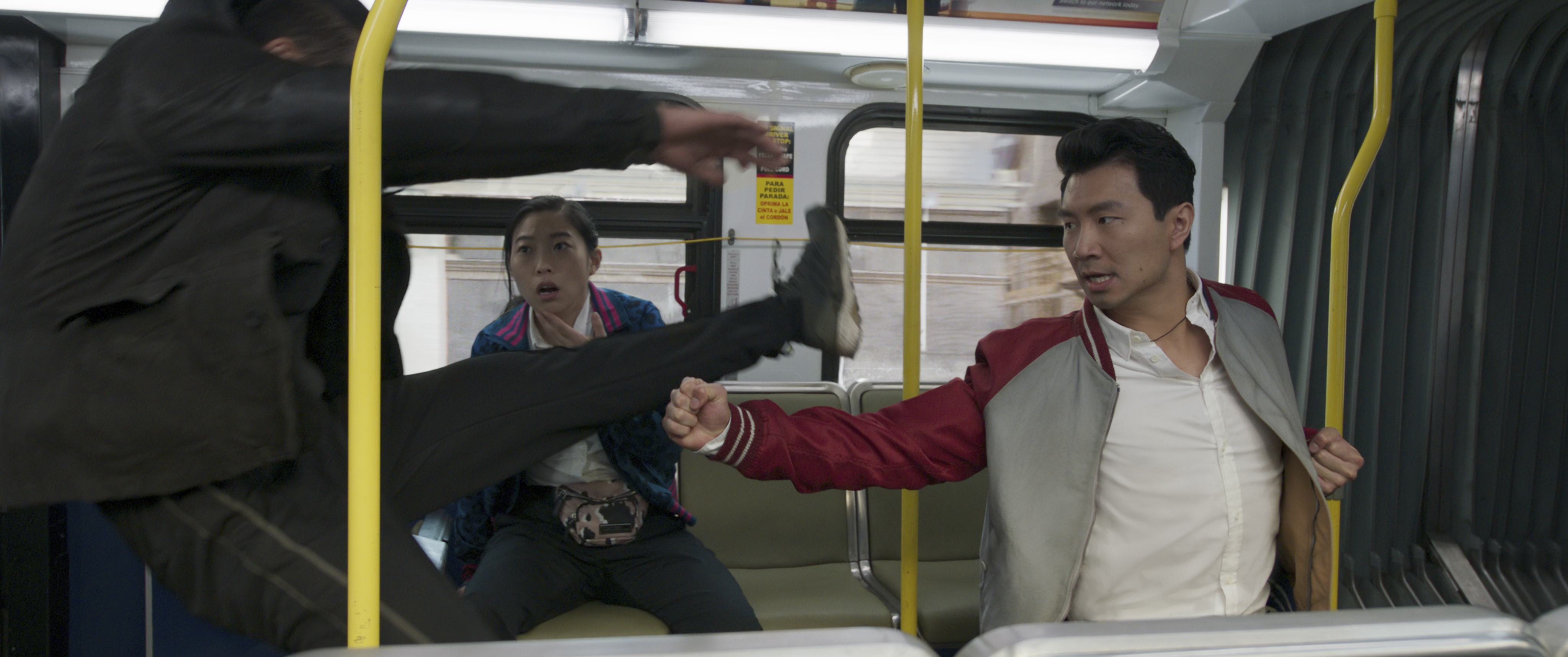 Awkwafina and Simu Liu in "Shang-Chi and the Legend of the Ten Rings."