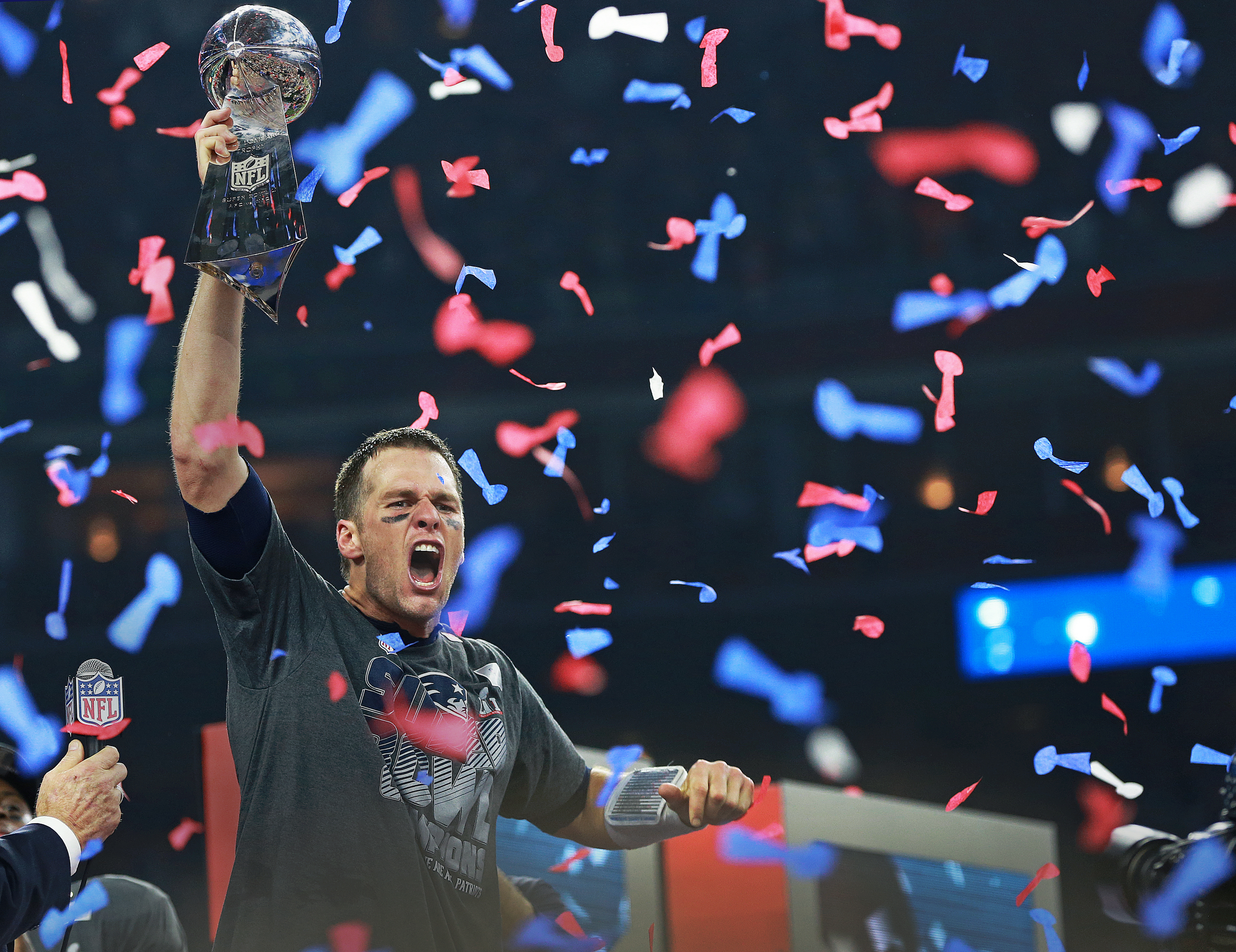 ESPN - 28-3. Tom Brady's 5th ring. 2 years ago today, the New