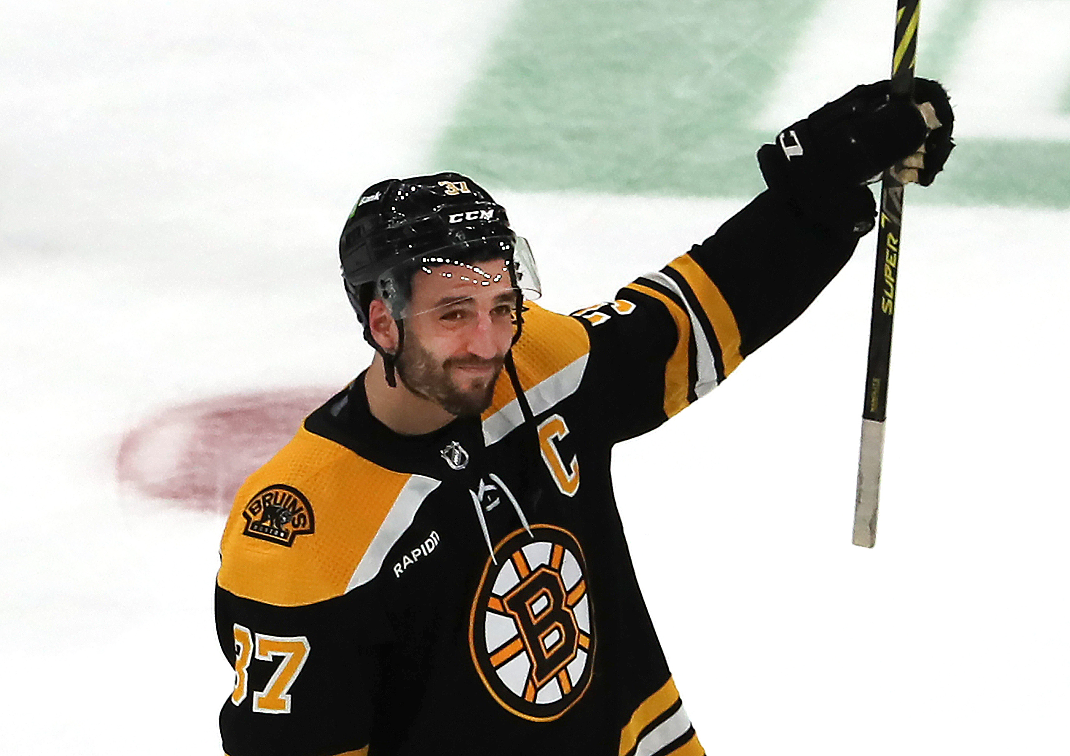 Patrice Bergeron was fourth on the NHL's list of top-selling jerseys this  season