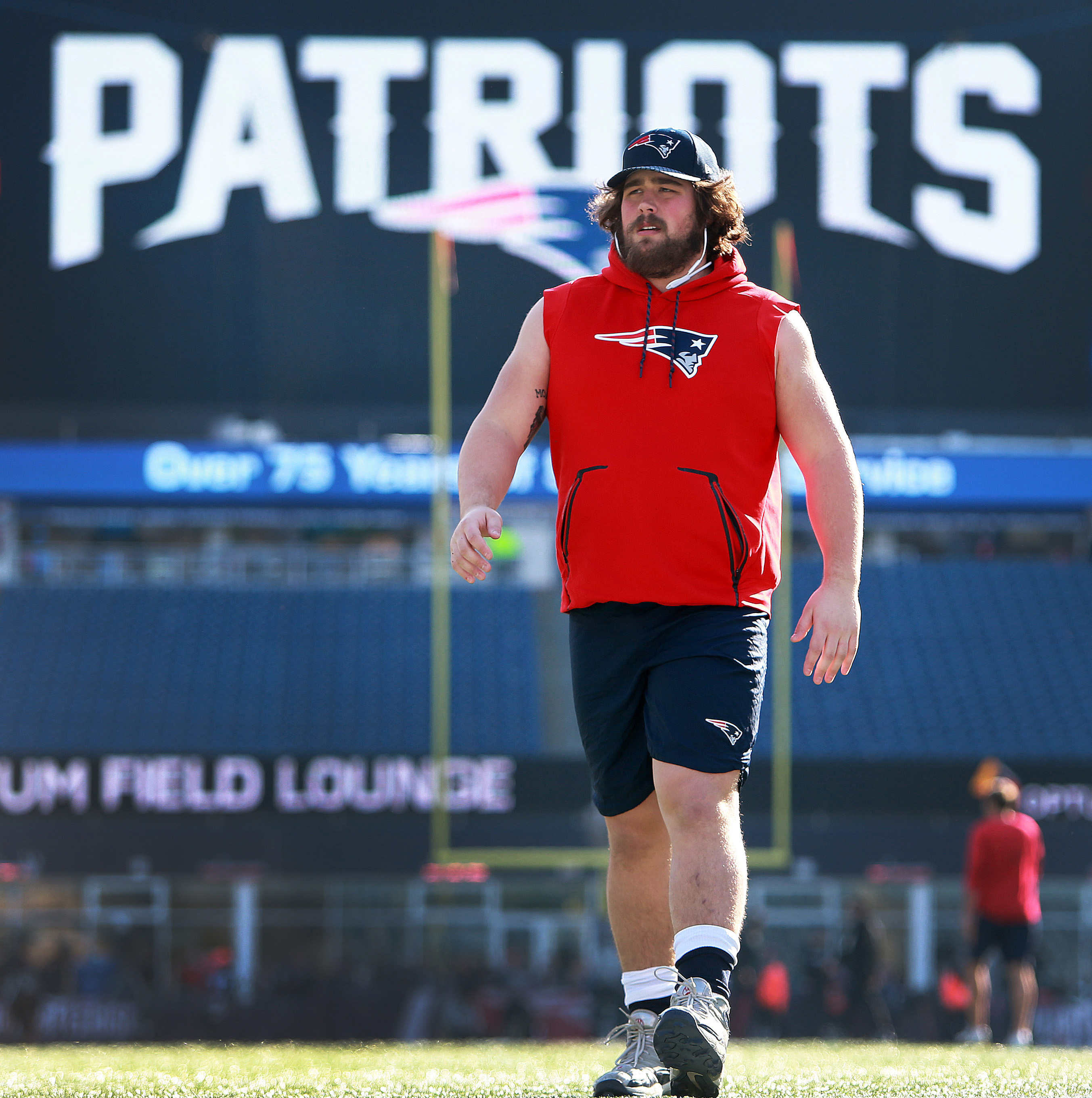 New England Patriots' David Andrews awaits free agency