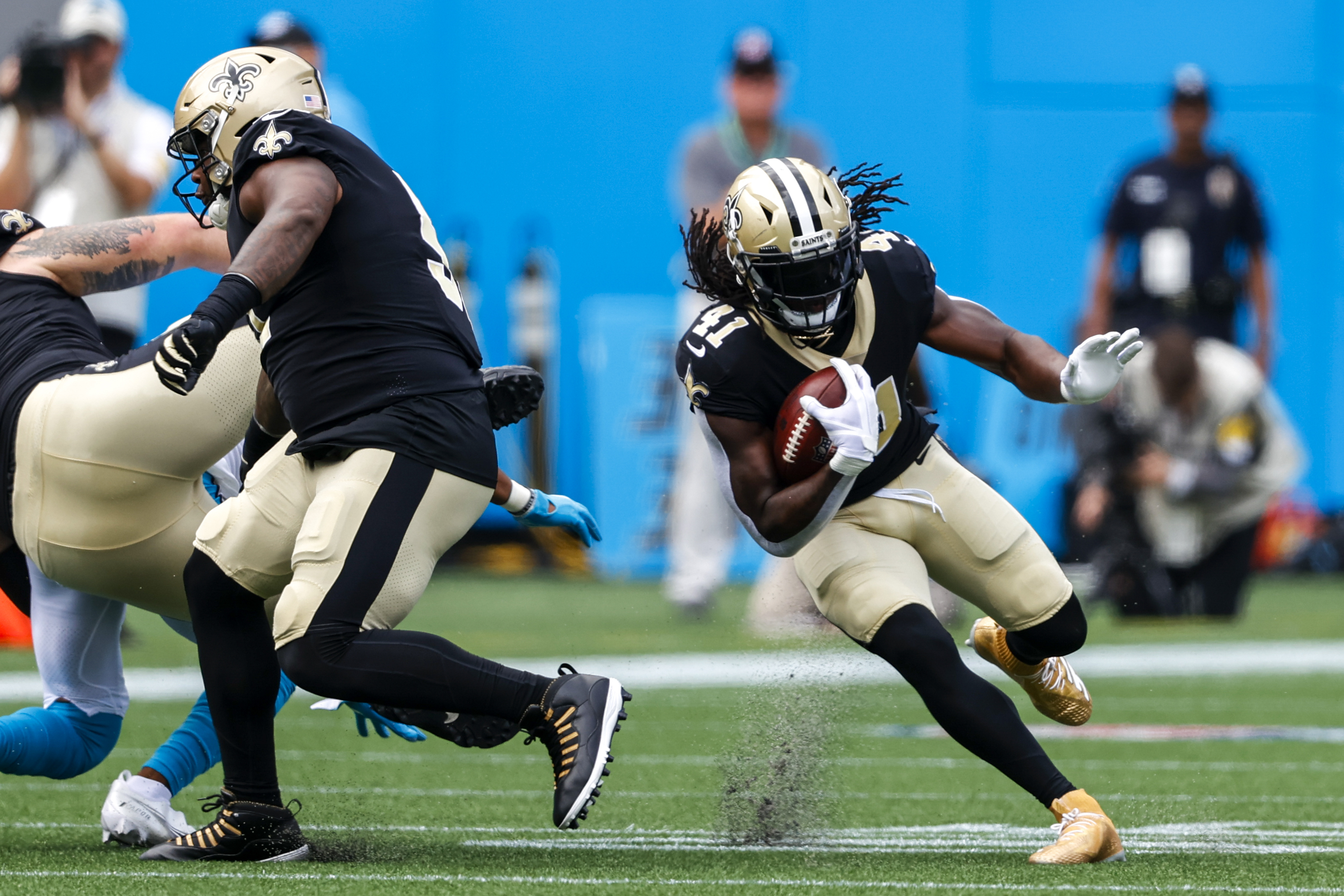 Saints' Alvin Kamara 'explosive' in return to practice