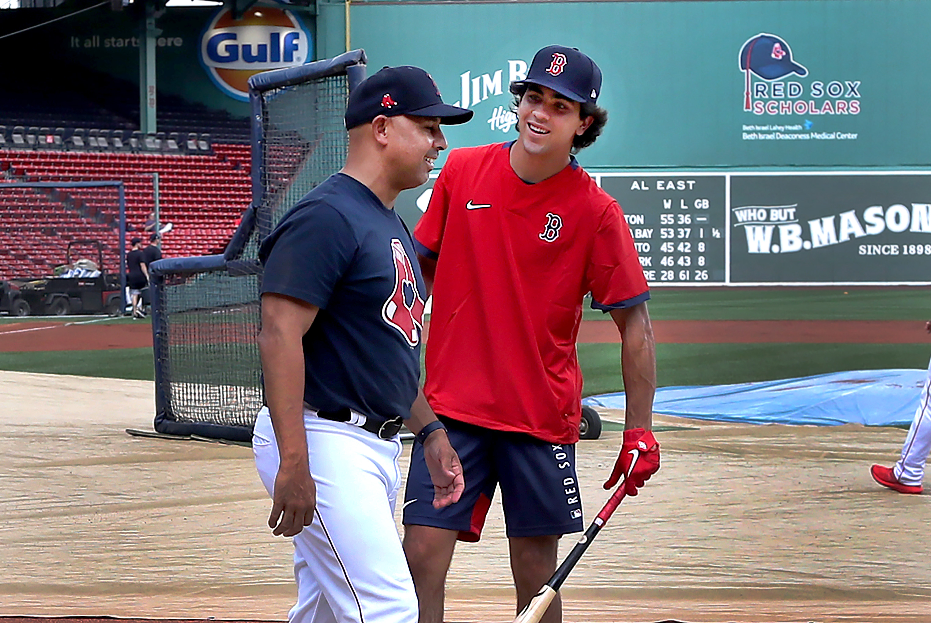 Red Sox top prospect Marcelo Mayer embracing stop with Sea Dogs