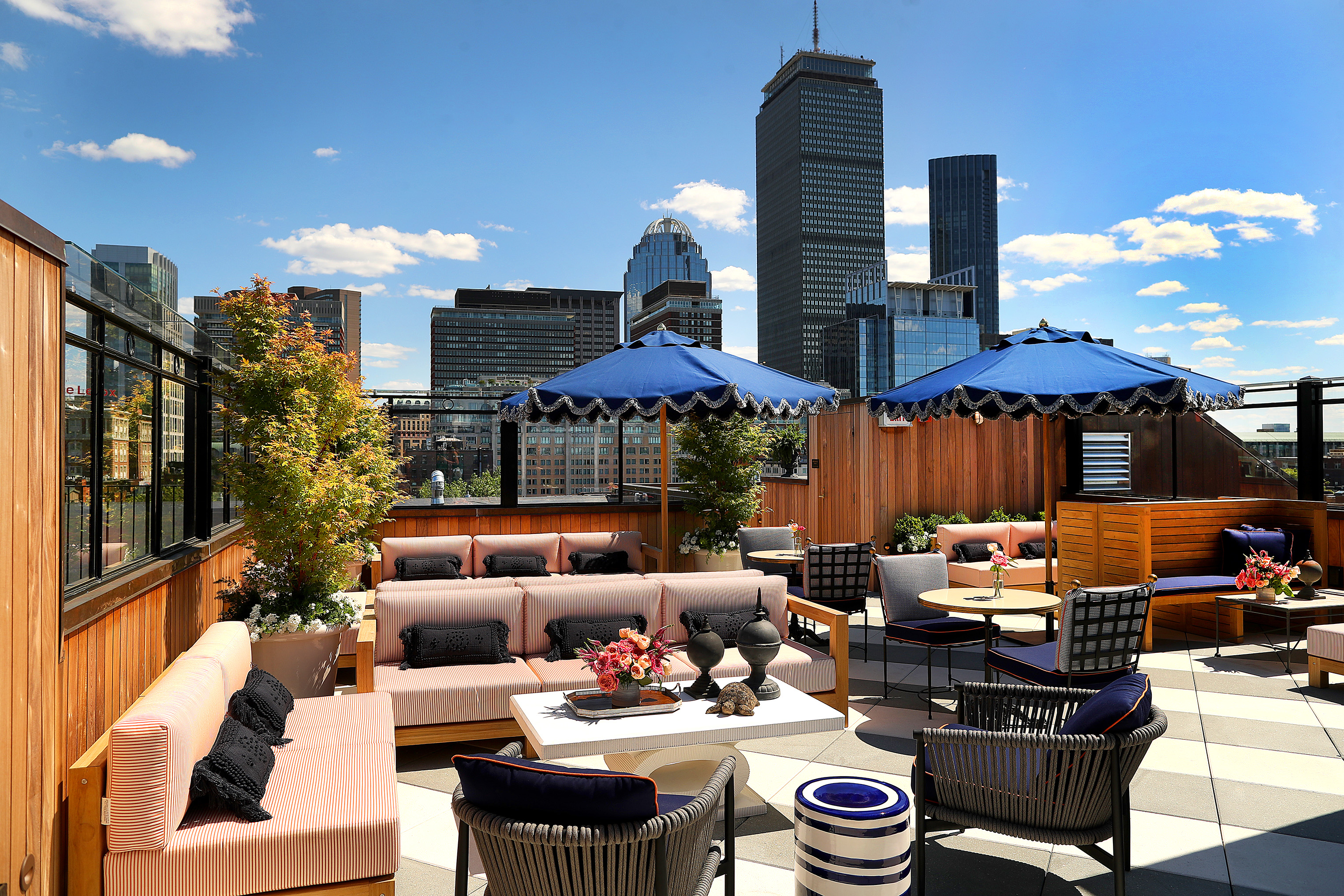 The roof deck at the 'Quin.