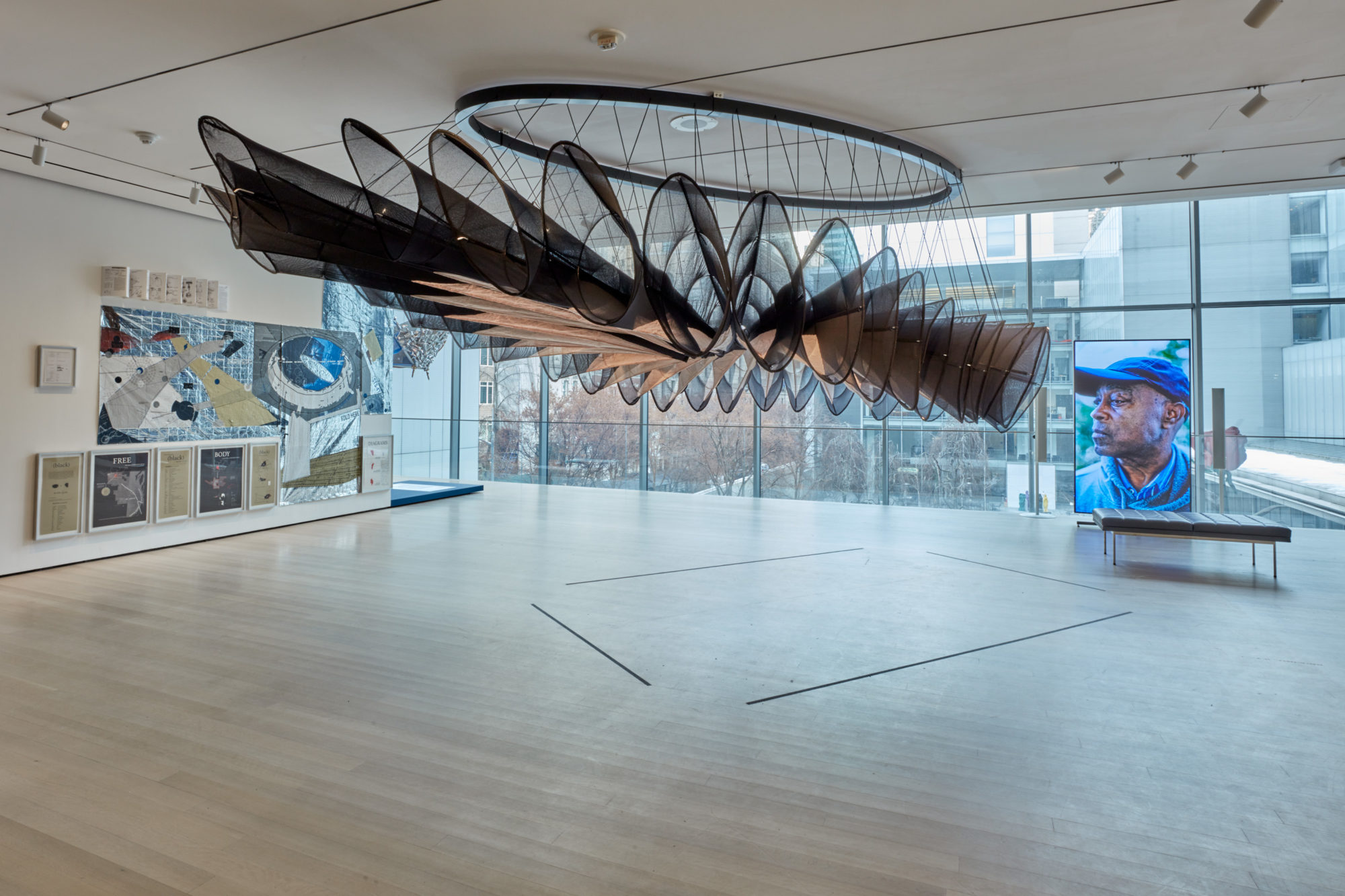 Felecia Davis's "Fabricating Networks: Transmissions and Receptions from Pittsburgh’s Hill District, Flower Antenna."