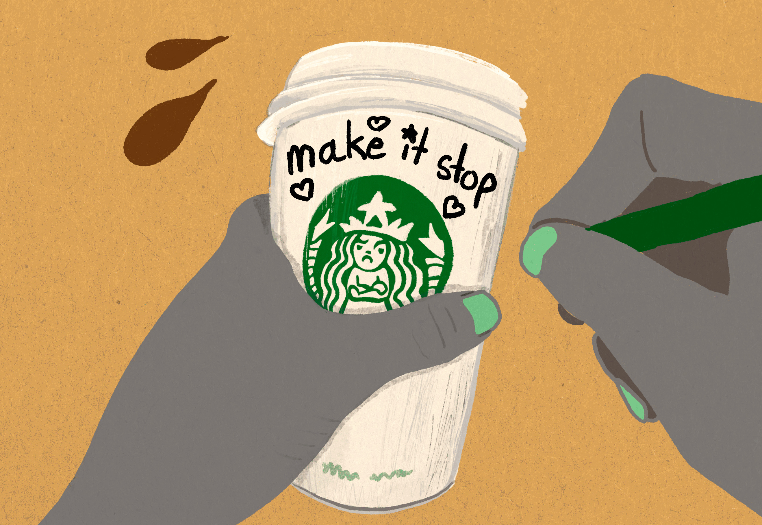 Starbucks coffee baristas forced to pen cheery notes; don't like it Starbucks coffee baristas forced to pen cheery notes; don't like it