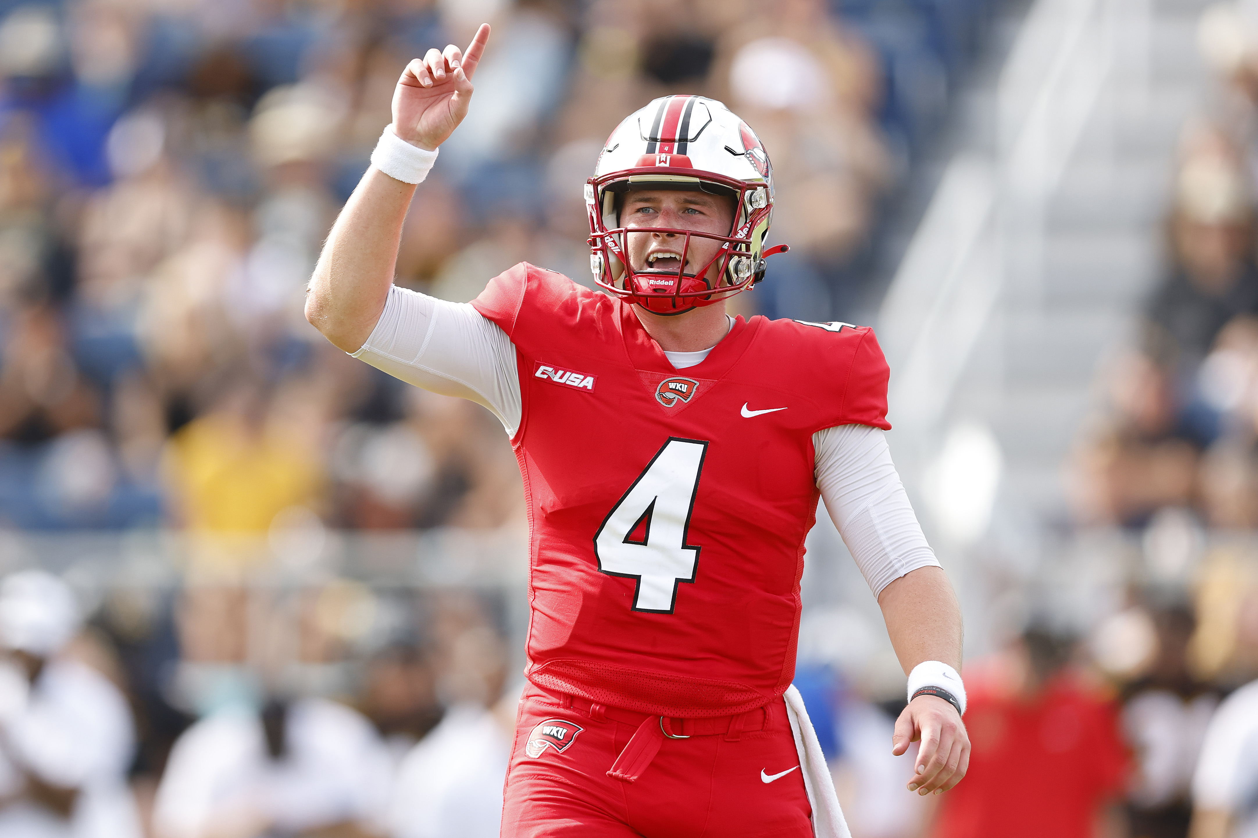 After airing it out at Western Kentucky, quarterback Bailey Zappe