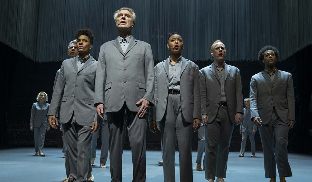 A scene from "David Byrne's American Utopia,” a documentary of Byrne’s concert musical directed by Spike Lee.