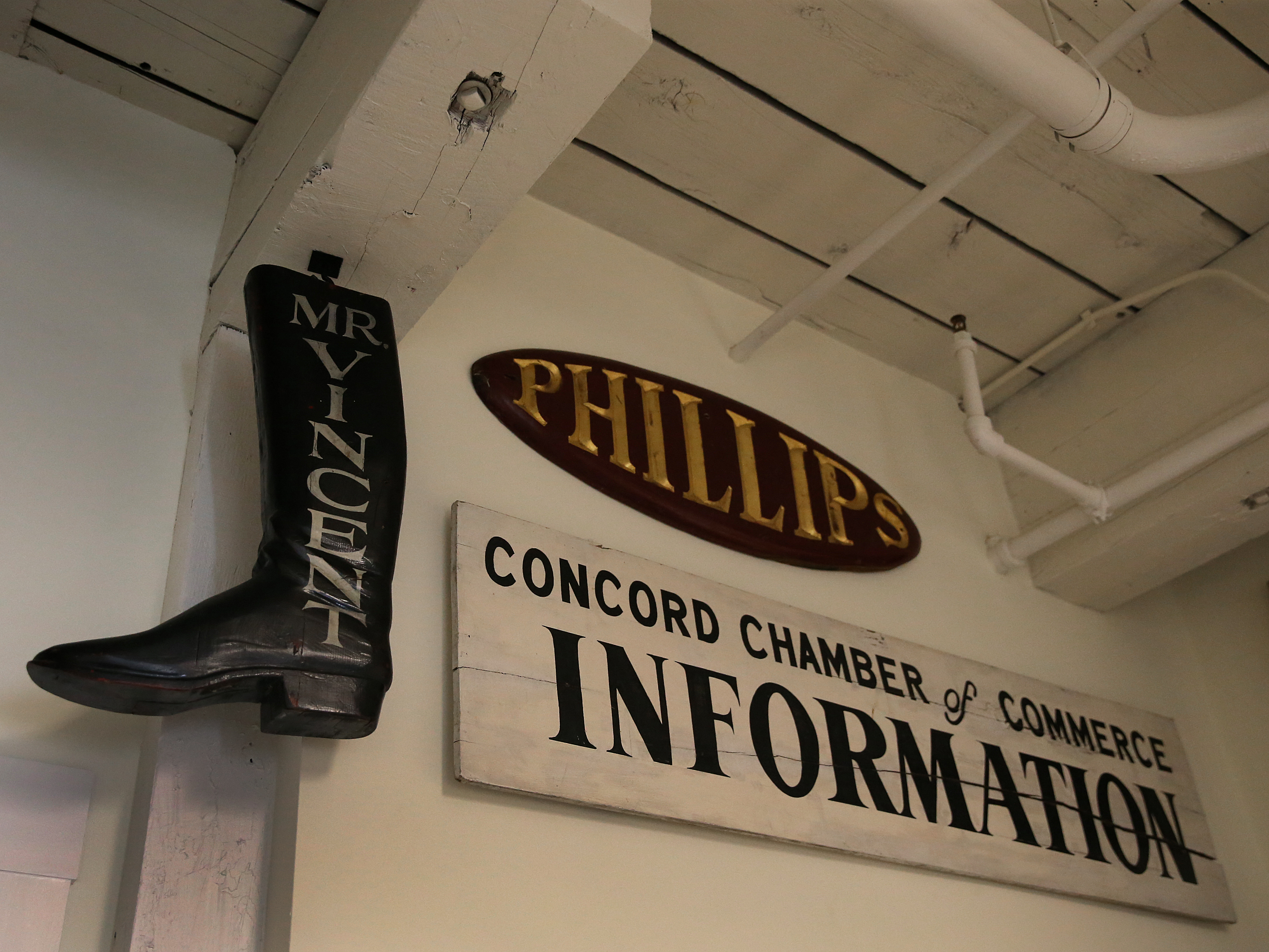 A look at some of the signs in the museum.