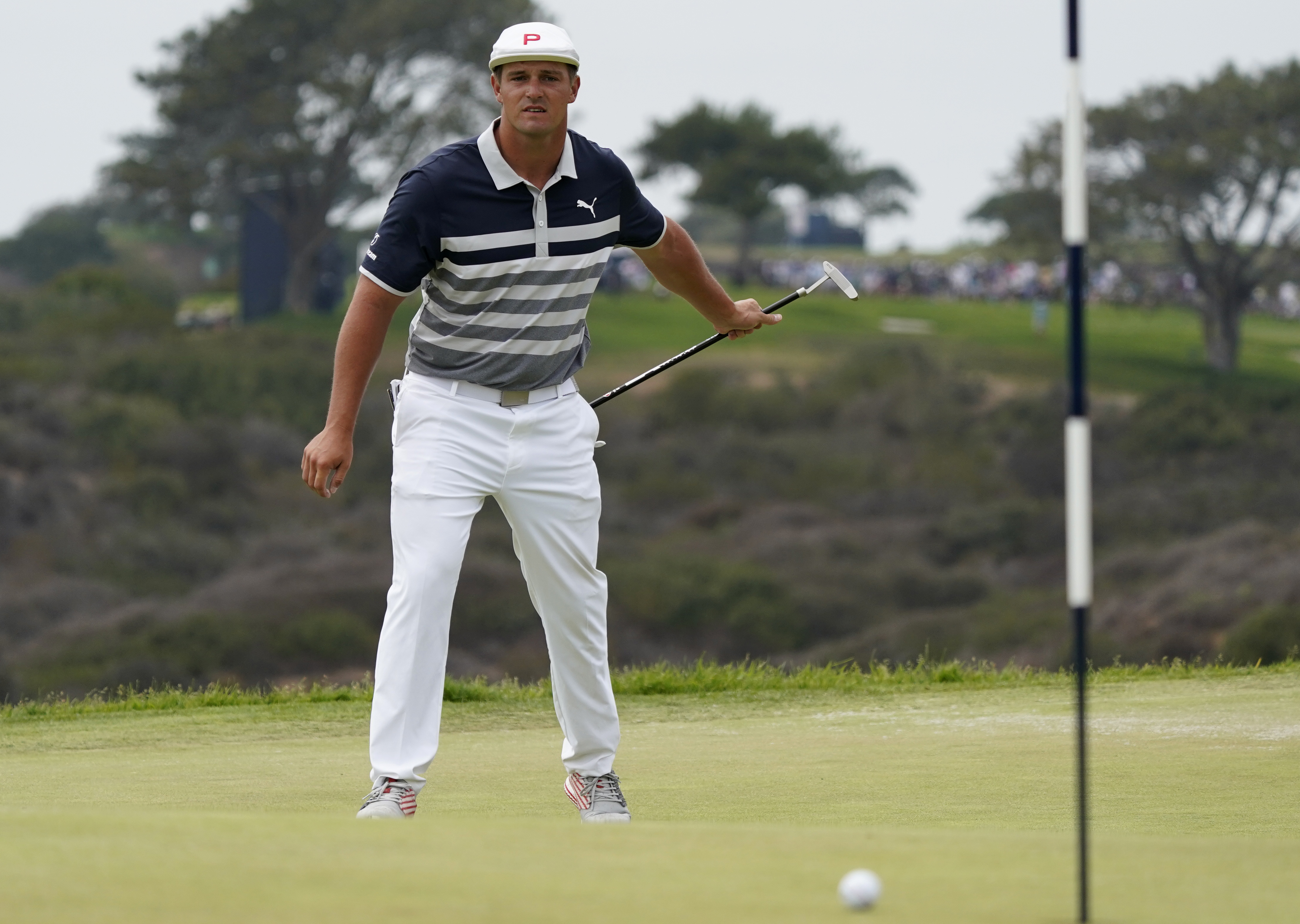 Bryson DeChambeau struggled down the stretch Sunday.