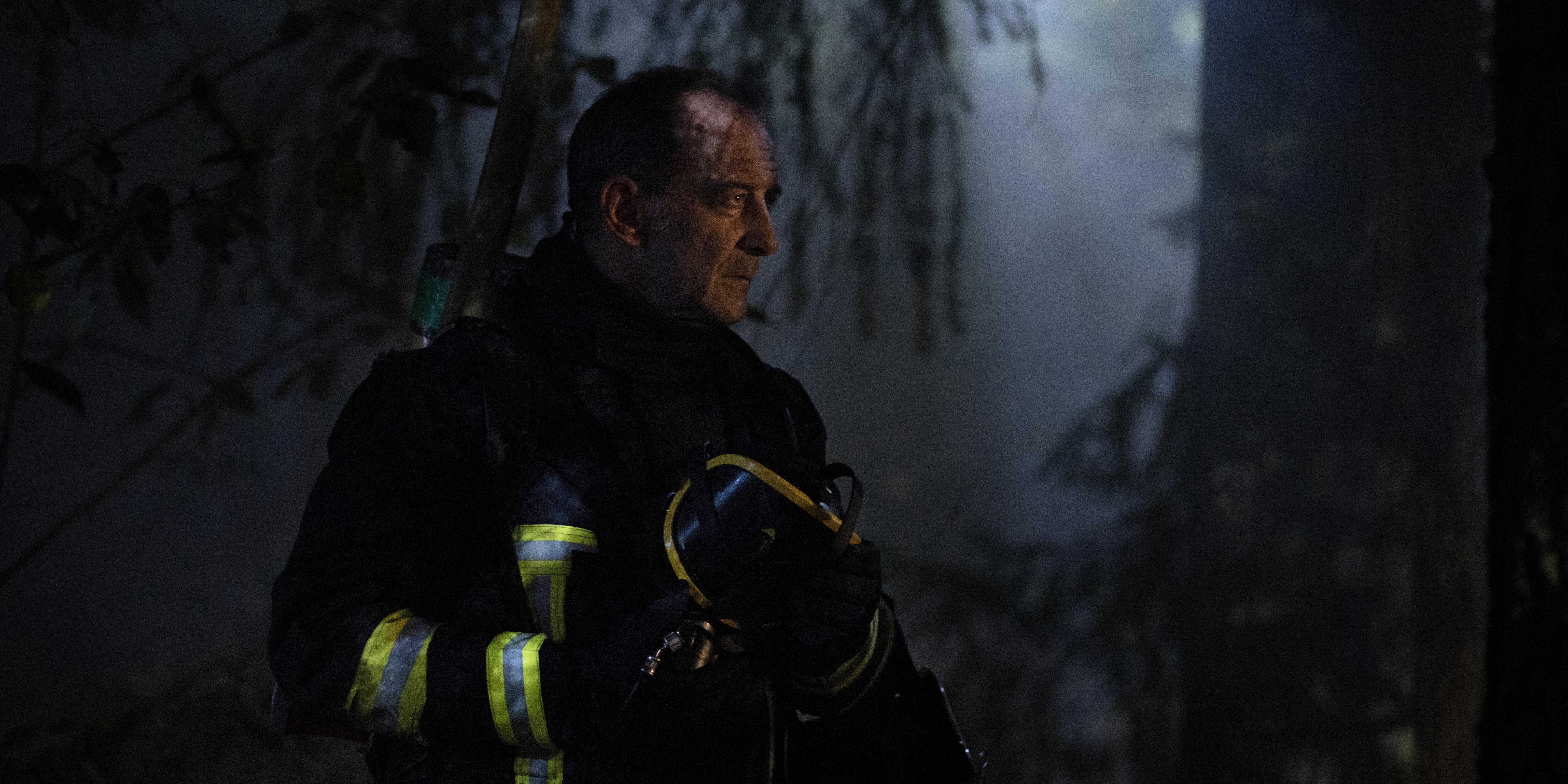 Vincent Lindon in "Titane."