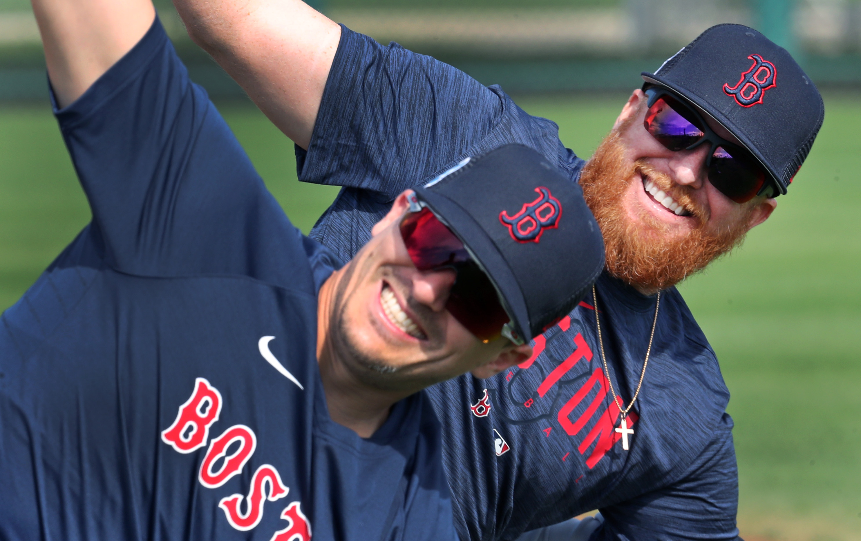 A conversation Red Sox's Justin Turner has 'a lot around the cage