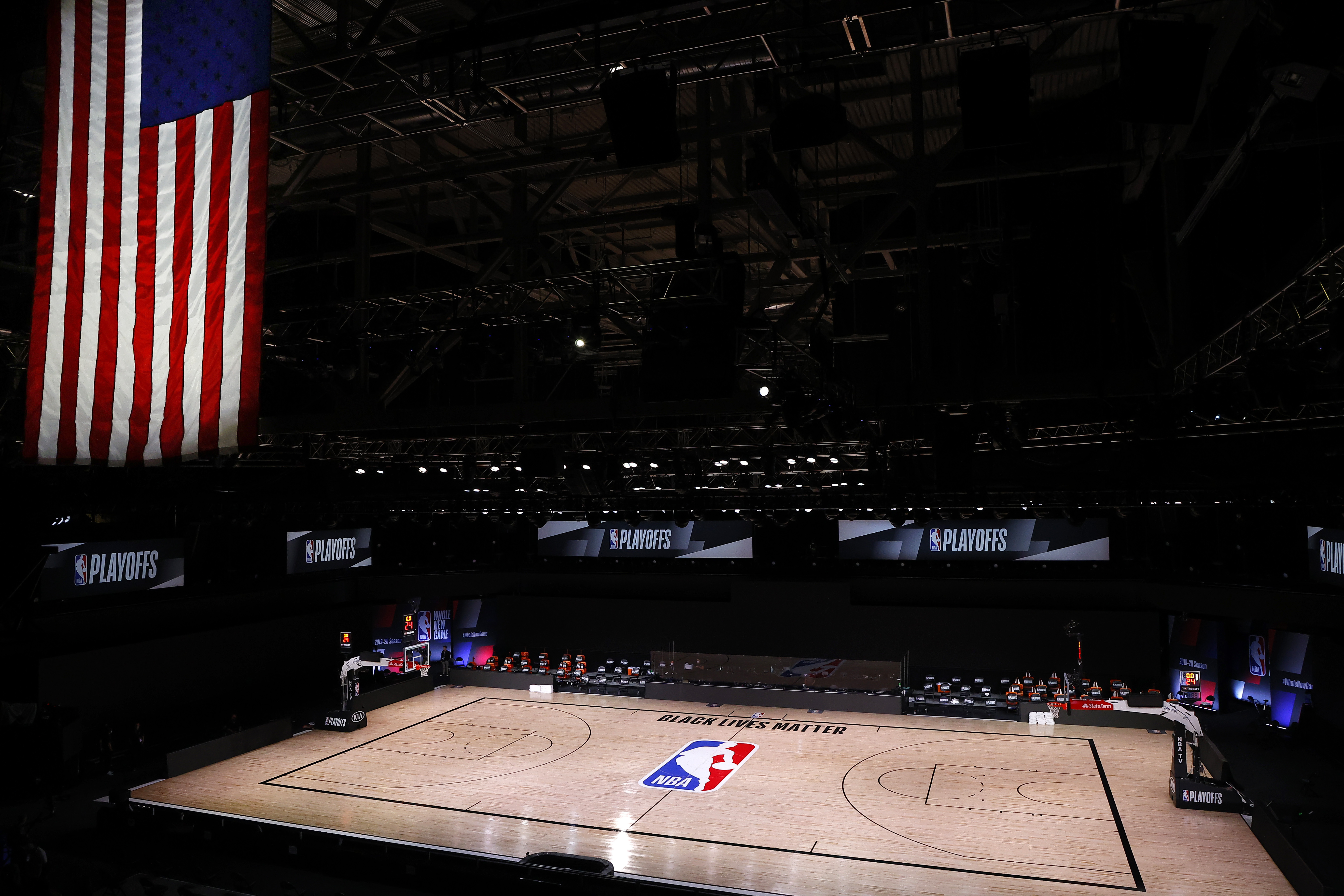 There were no games in the NBA bubble on Wednesday.
