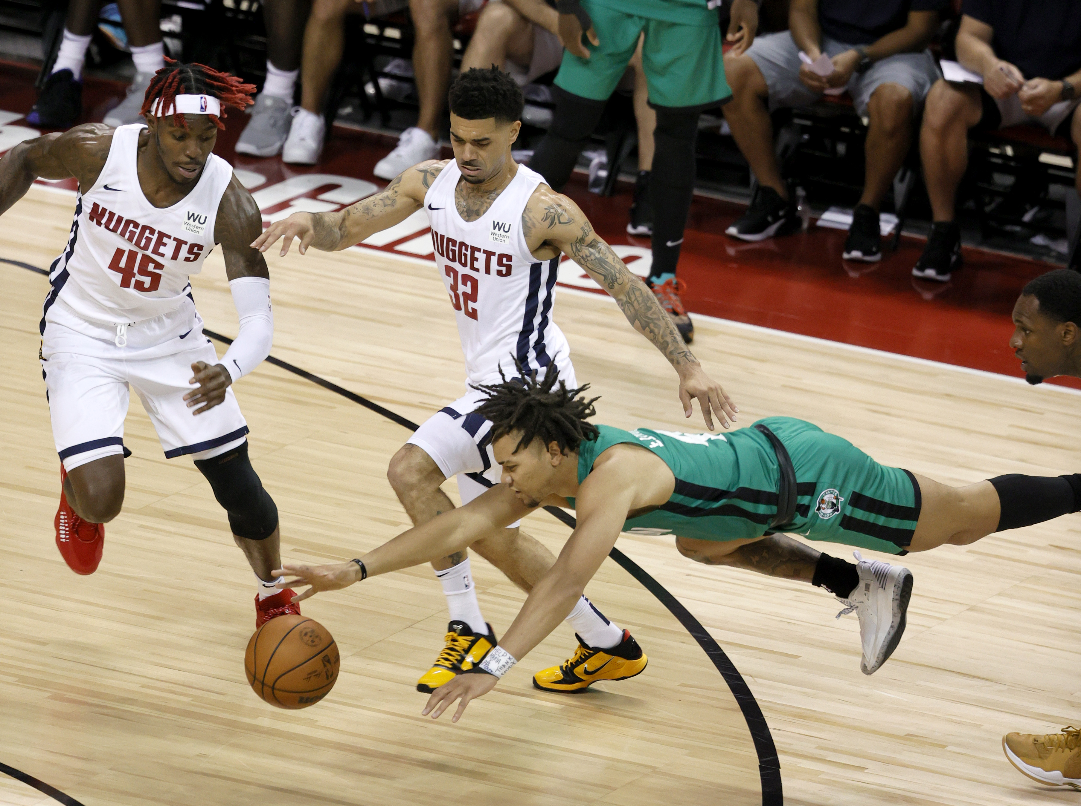 Carsen Edwards scored 16 points with 7 assists, 5 rebounds, 2 blocks and 2 steals in 32 minutes on Saturday.