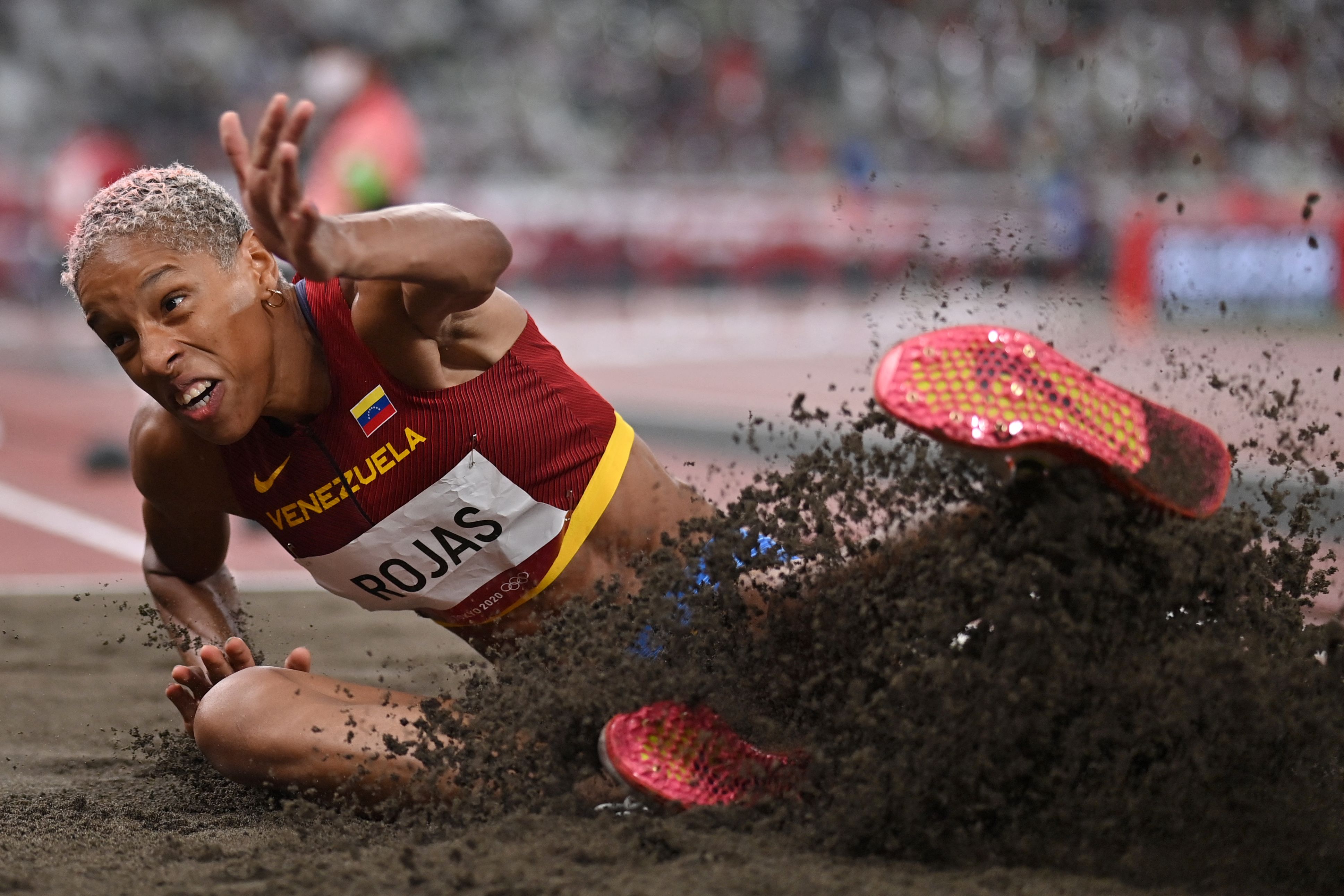 Venezuela's Yulimar Rojas already had the triple jump gold medal secured when, on her final attempt, she broke the world record.