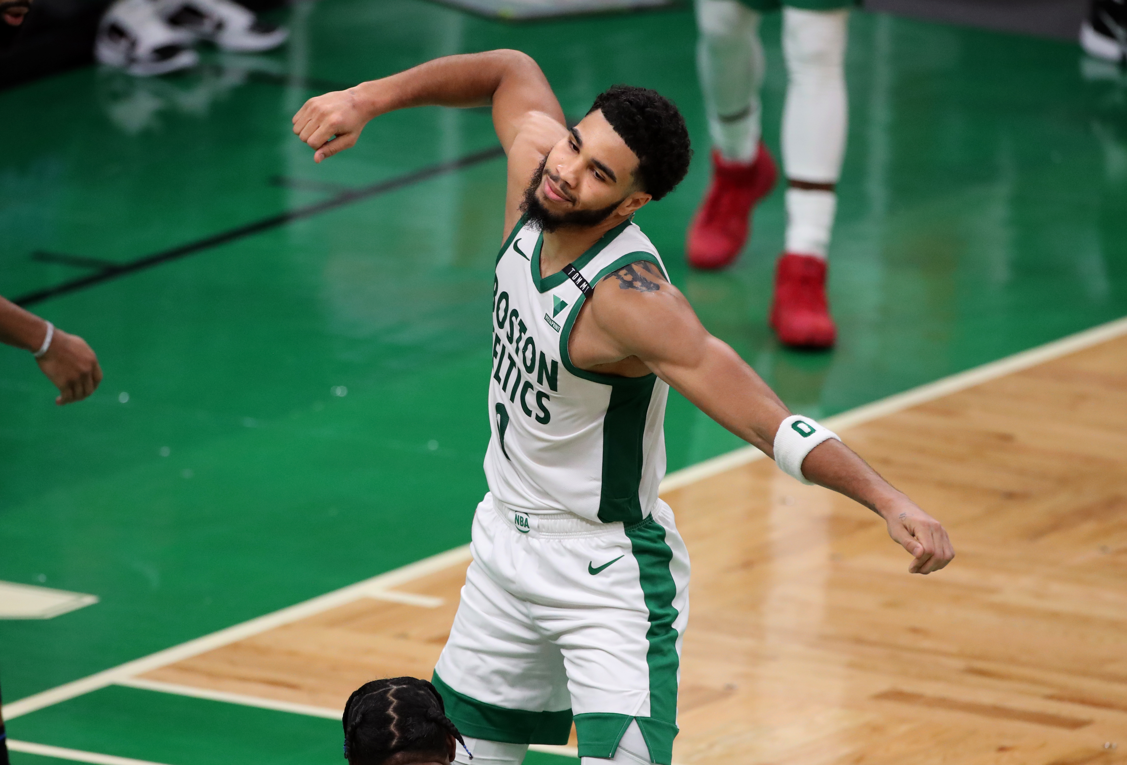 Report: Celtics' Jayson Tatum declined surgery on left wrist in