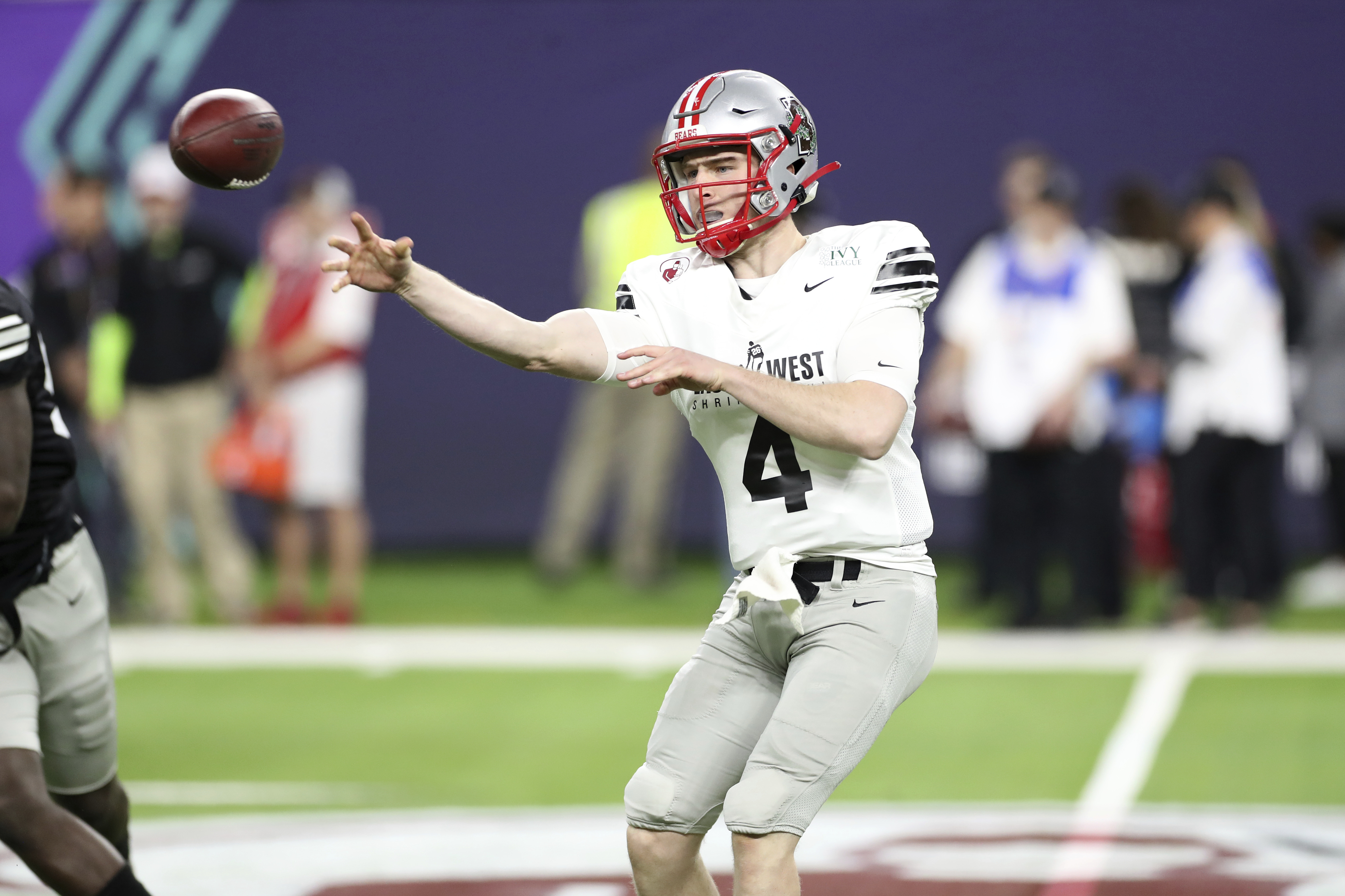 Brown quarterback EJ Perry will compete in the East West Shrine Game.