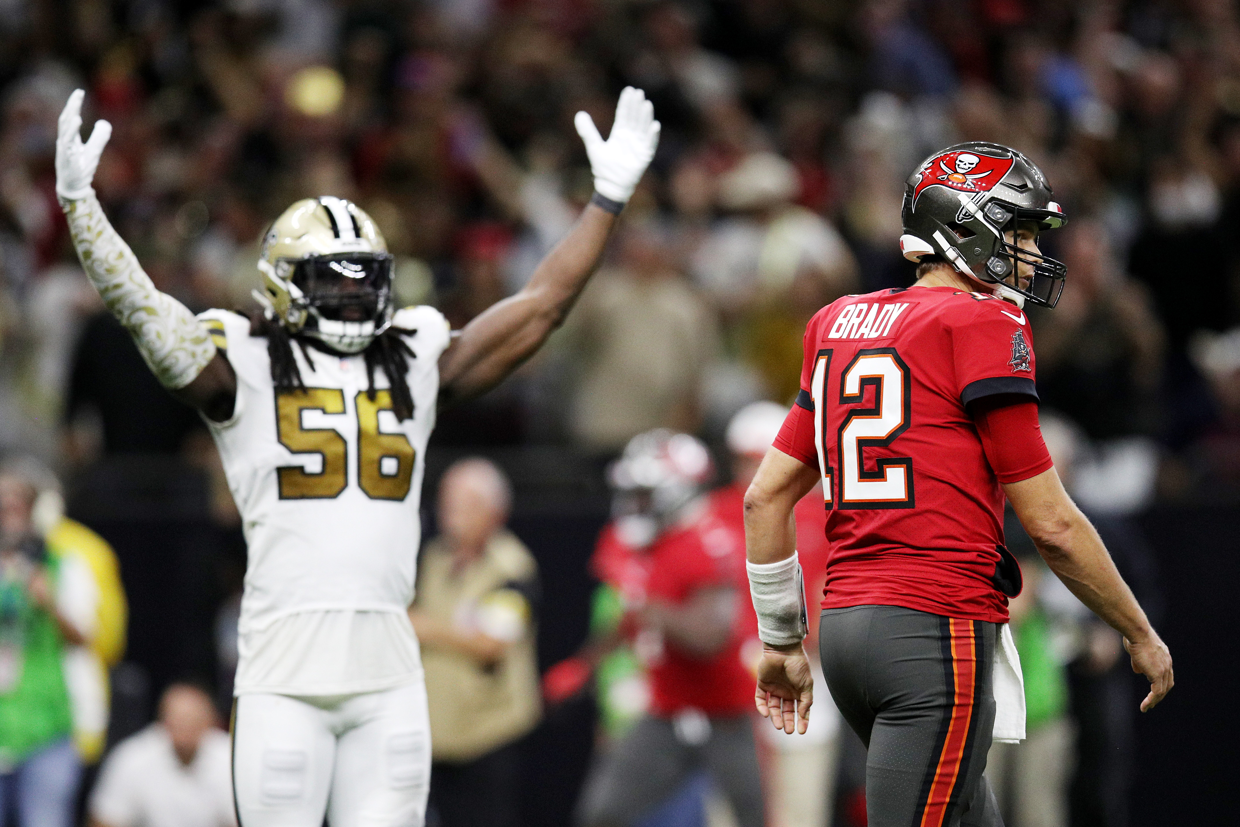 Three Tom Brady turnovers earn Saints win despite losing Jameis Winston -  The Boston Globe