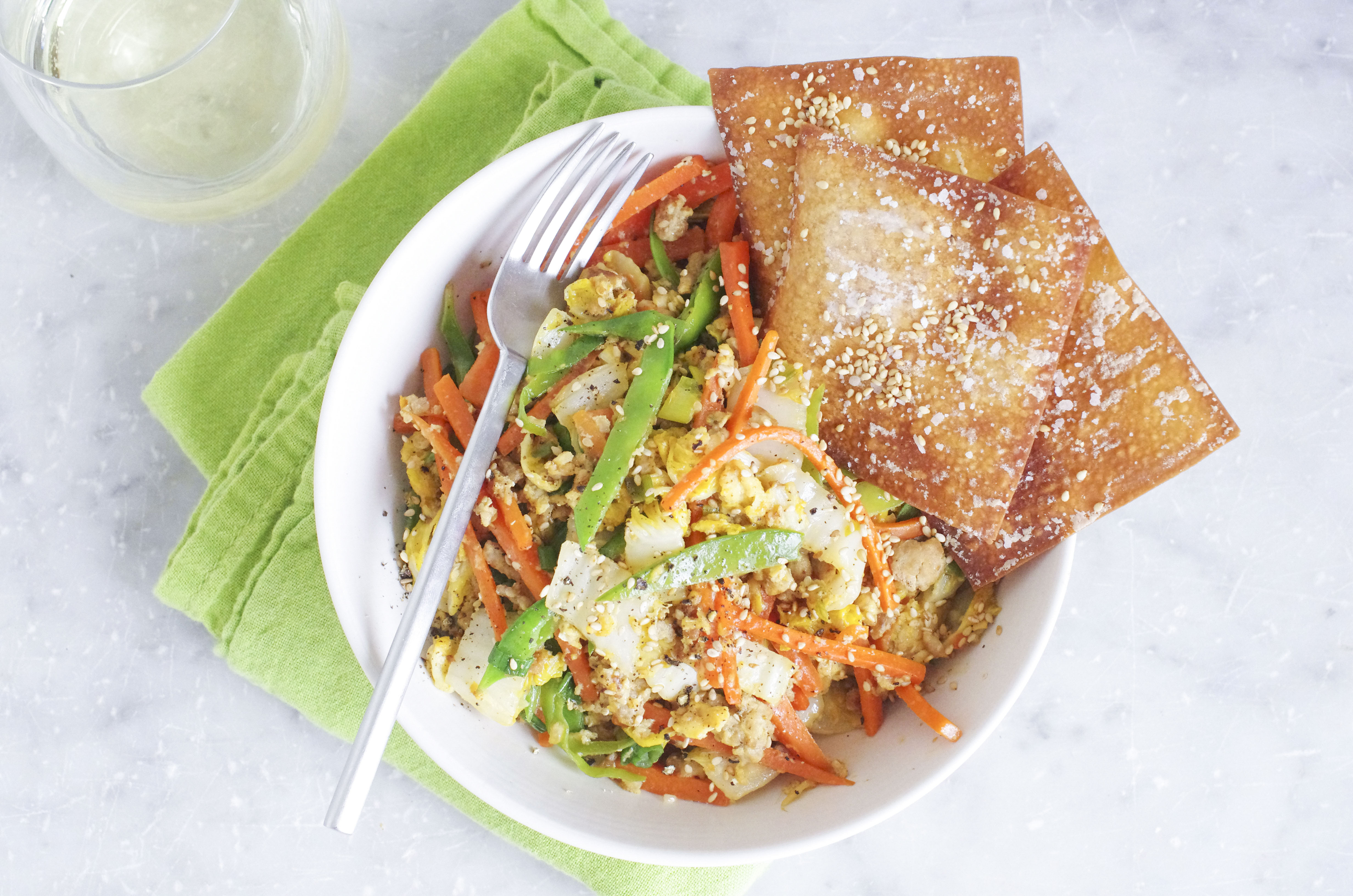 Recipe Trendy keto bowls are packed with Napa cabbage egg roll filling